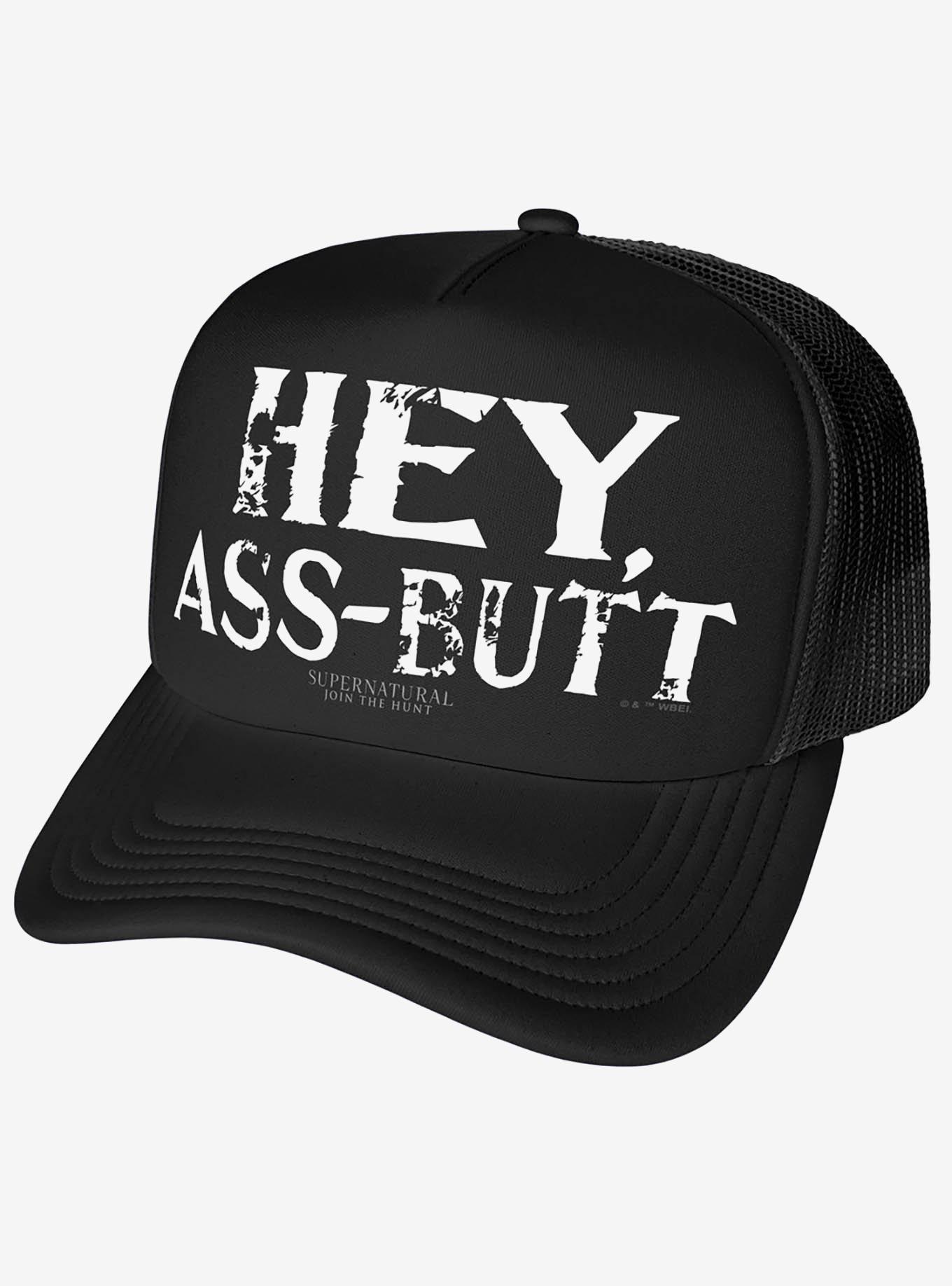 Supernatural Hey Ass-Butt Foam Trucker Hat, , hi-res