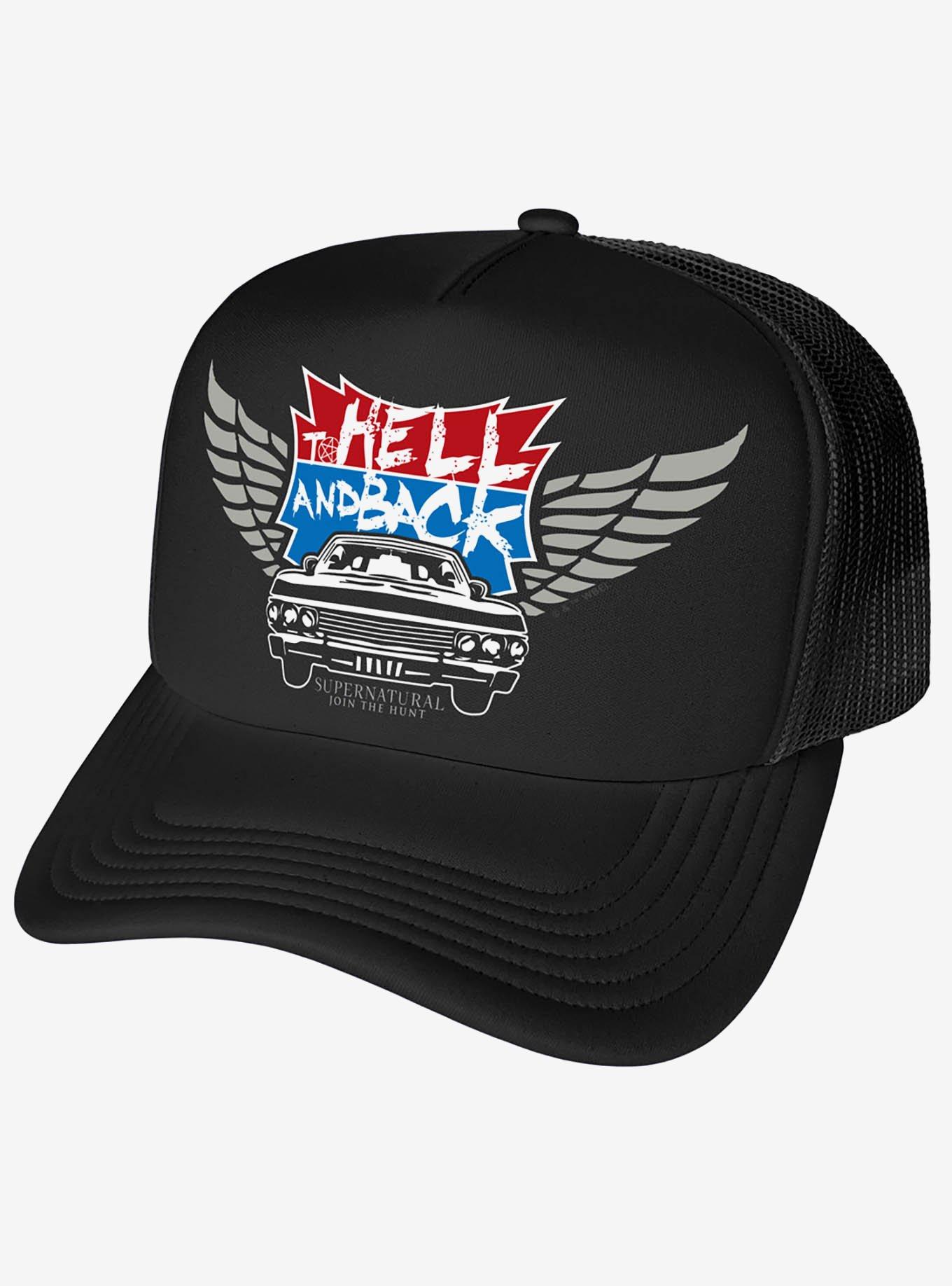 Supernatural To Hell And Back Foam Trucker Hat, , hi-res