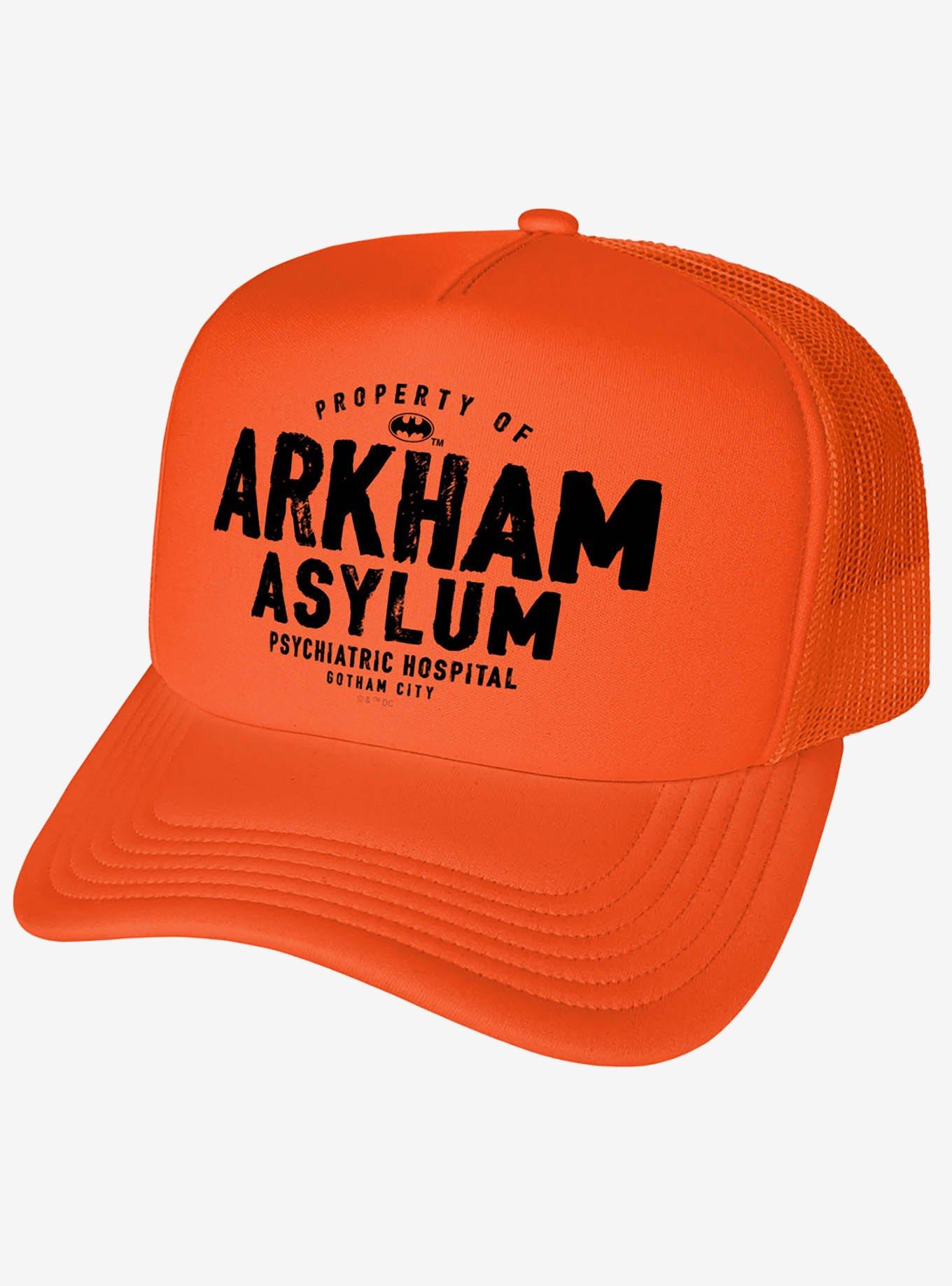 Batman Property Of Arkham Asylum Foam Trucker Hat, , hi-res