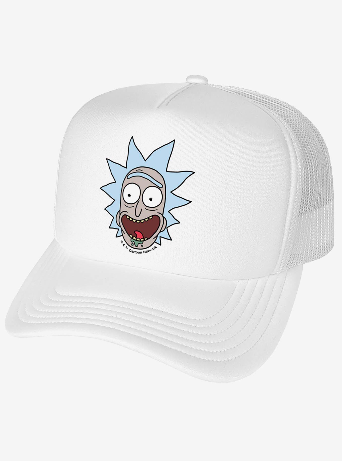 Rick And Morty Rick Headshot Foam Trucker Hat, , hi-res