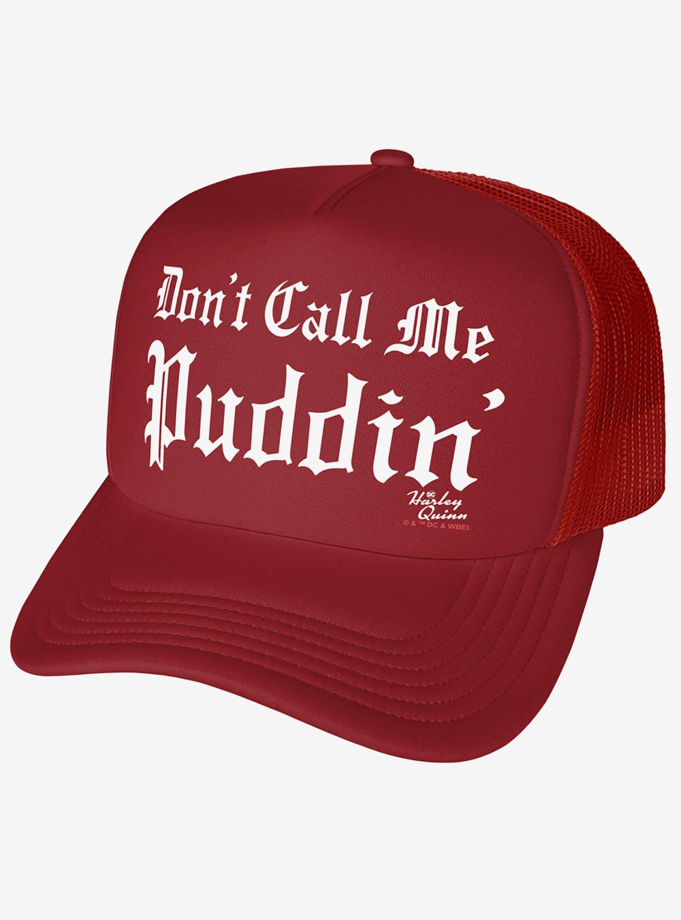 Harley Quinn Animated Series Don't Call Me Puddin' Foam Trucker Hat, , hi-res