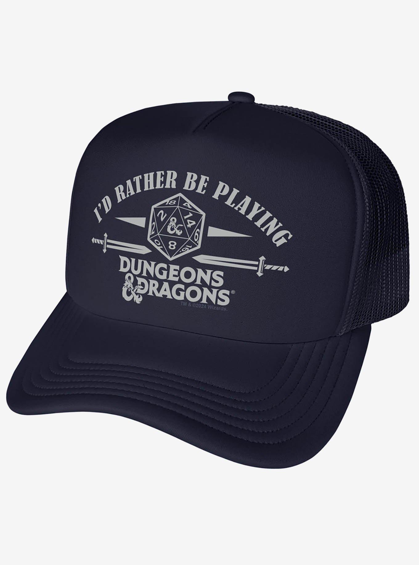 Dungeons And Dragons I'd Rather Be Playing Foam Trucker Hat, , hi-res