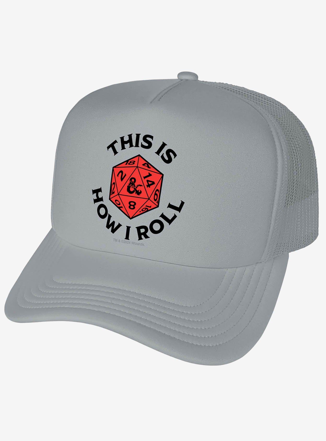 Dungeons And Dragons How I Roll Foam Trucker Hat, , hi-res