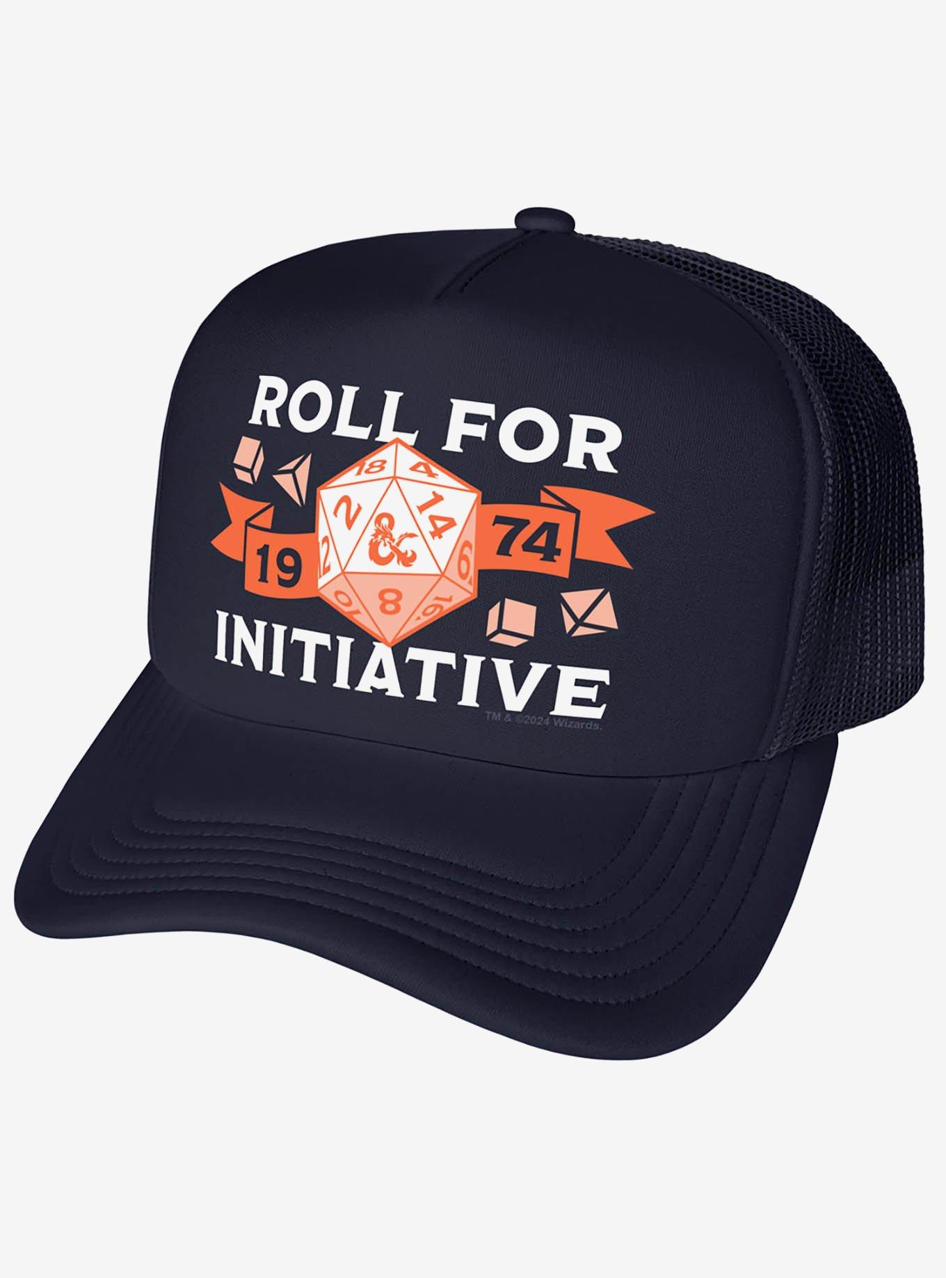 Dungeons And Dragons Roll For Initiative Foam Trucker Hat, , hi-res