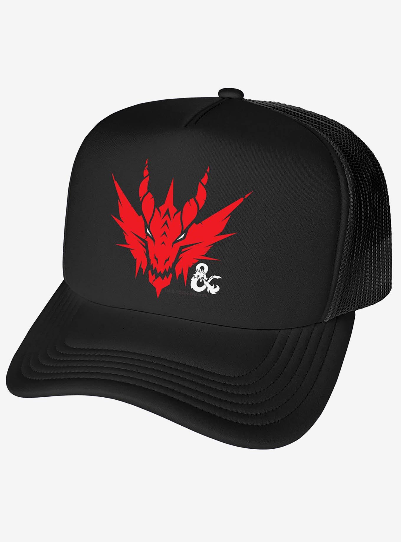 Dungeons And Dragons Red Dragon Head Foam Trucker Hat, , hi-res