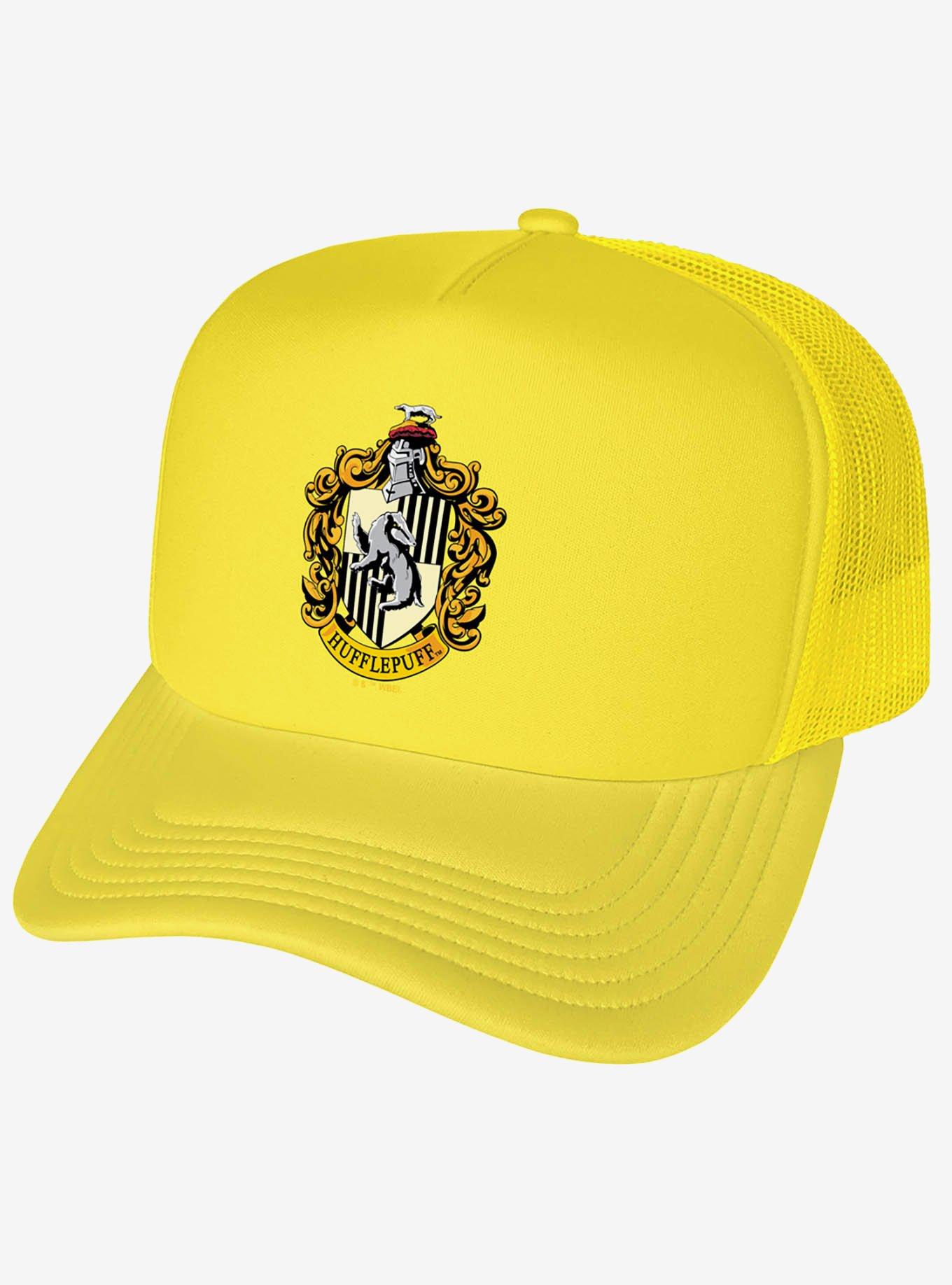 Harry Potter Hufflepuff Crest Foam Trucker Hat, , hi-res