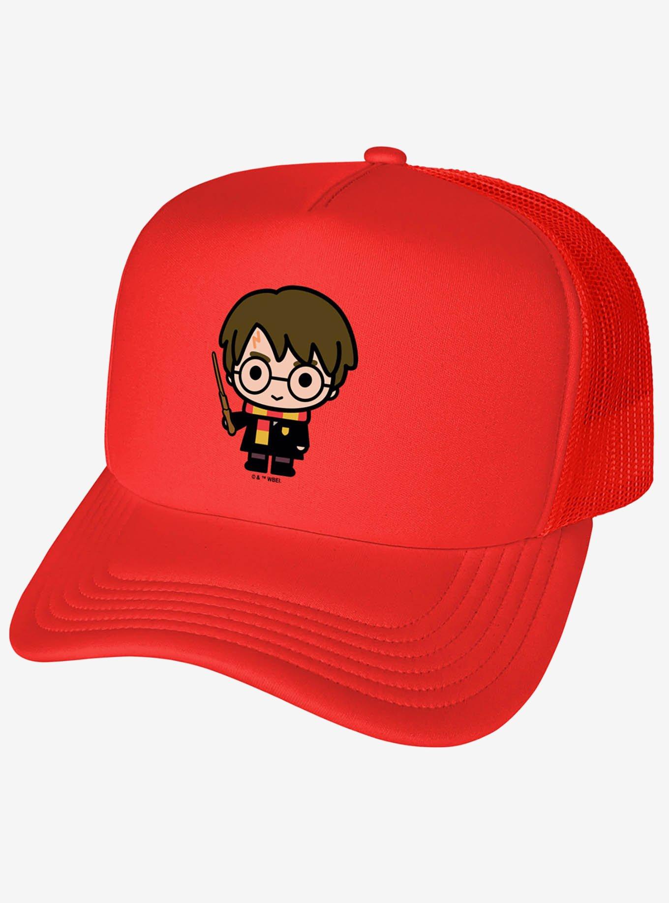Harry Potter Cute Chibi Character Foam Trucker Hat, , hi-res