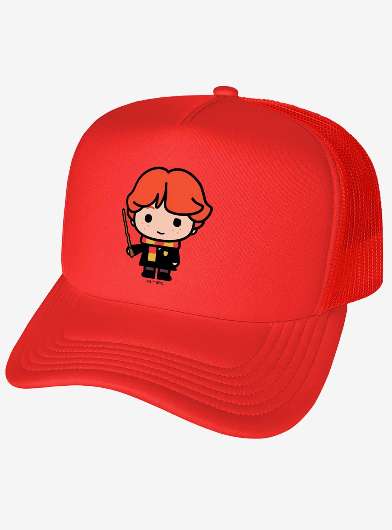 Harry Potter Ron Cute Chibi Character Foam Trucker Hat, , hi-res