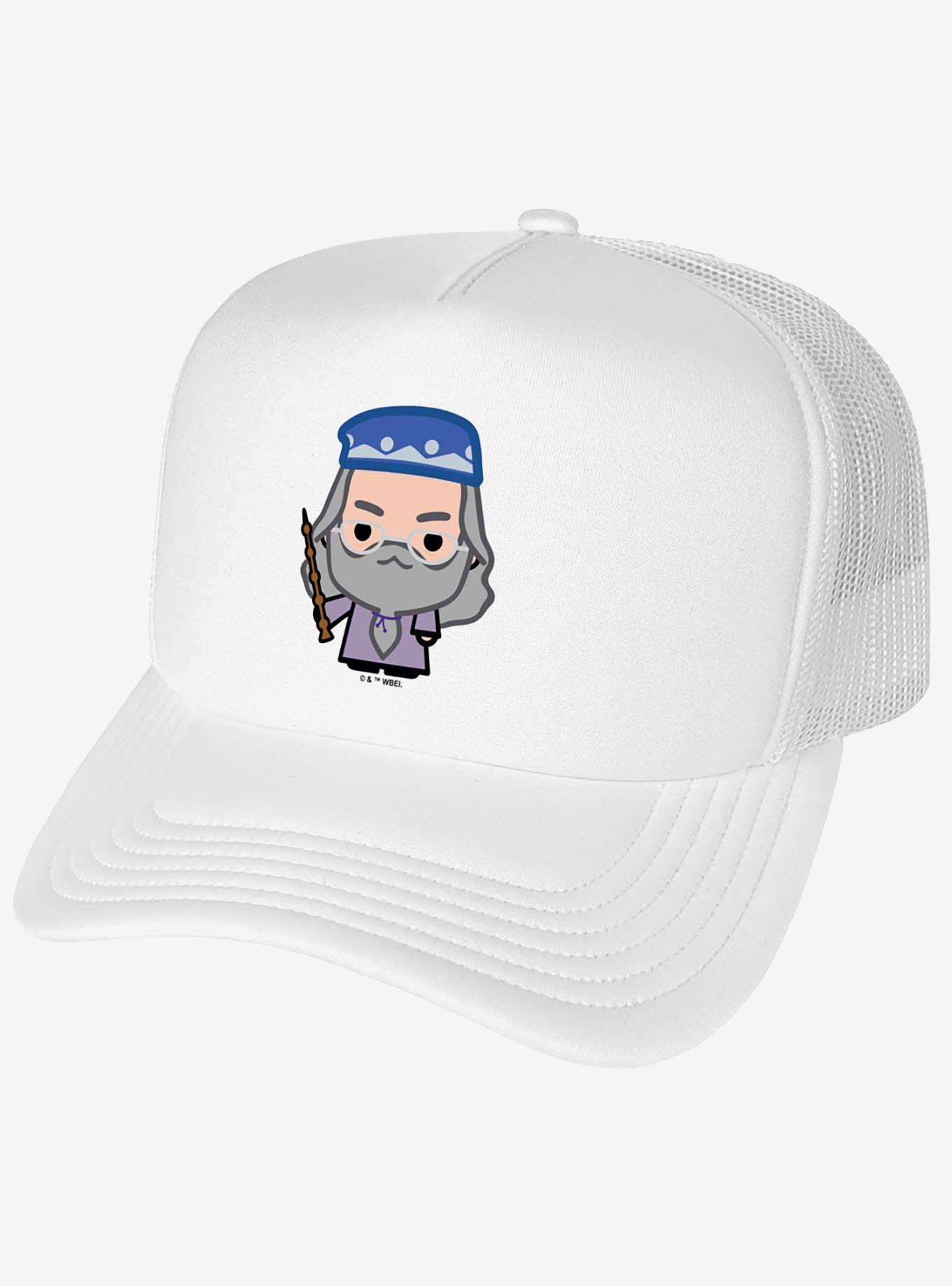 Harry Potter Dumbledore Cute Chibi Character Foam Trucker Hat, , hi-res