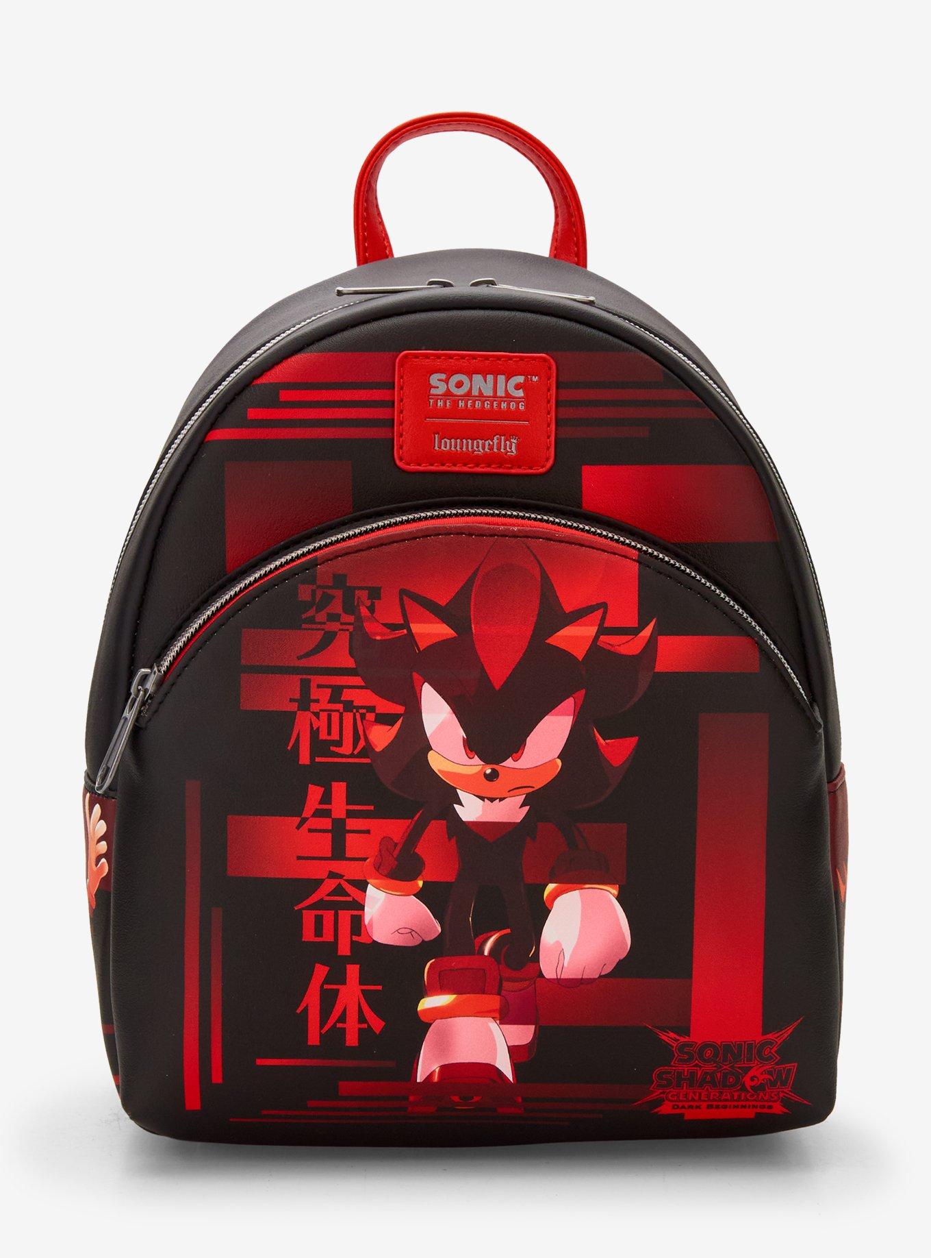 NWT Shadow Hedgehog Mini Backpack Sonic the Hedgehog Shadow Loungefly Backpack | Mercari main image 4