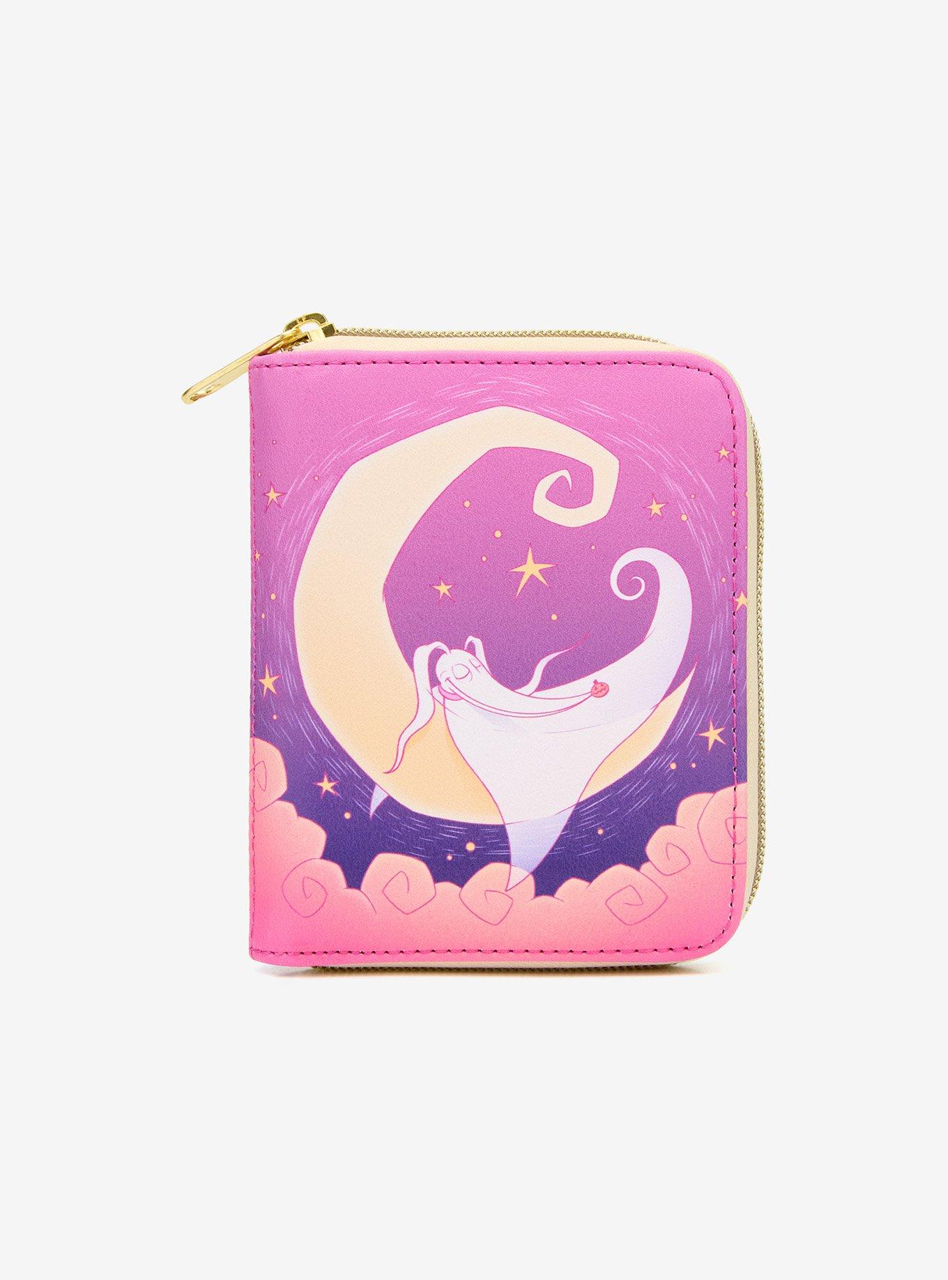 Loungefly The Nightmare Before Christmas Zero Moon Mini Zipper Wallet, , hi-res