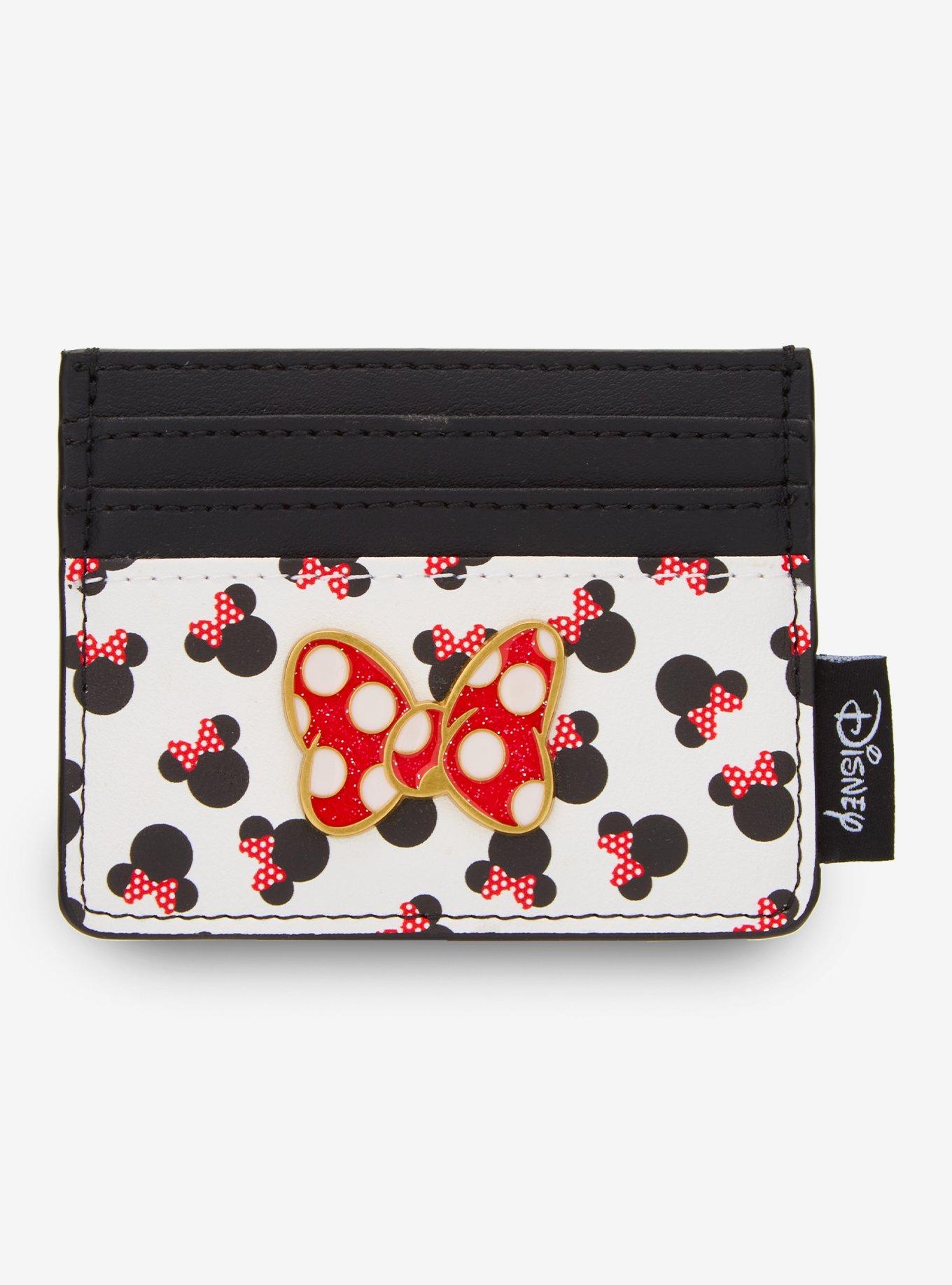 Loungefly Disney Minnie Mouse Ears & Bows Cardholder, , hi-res