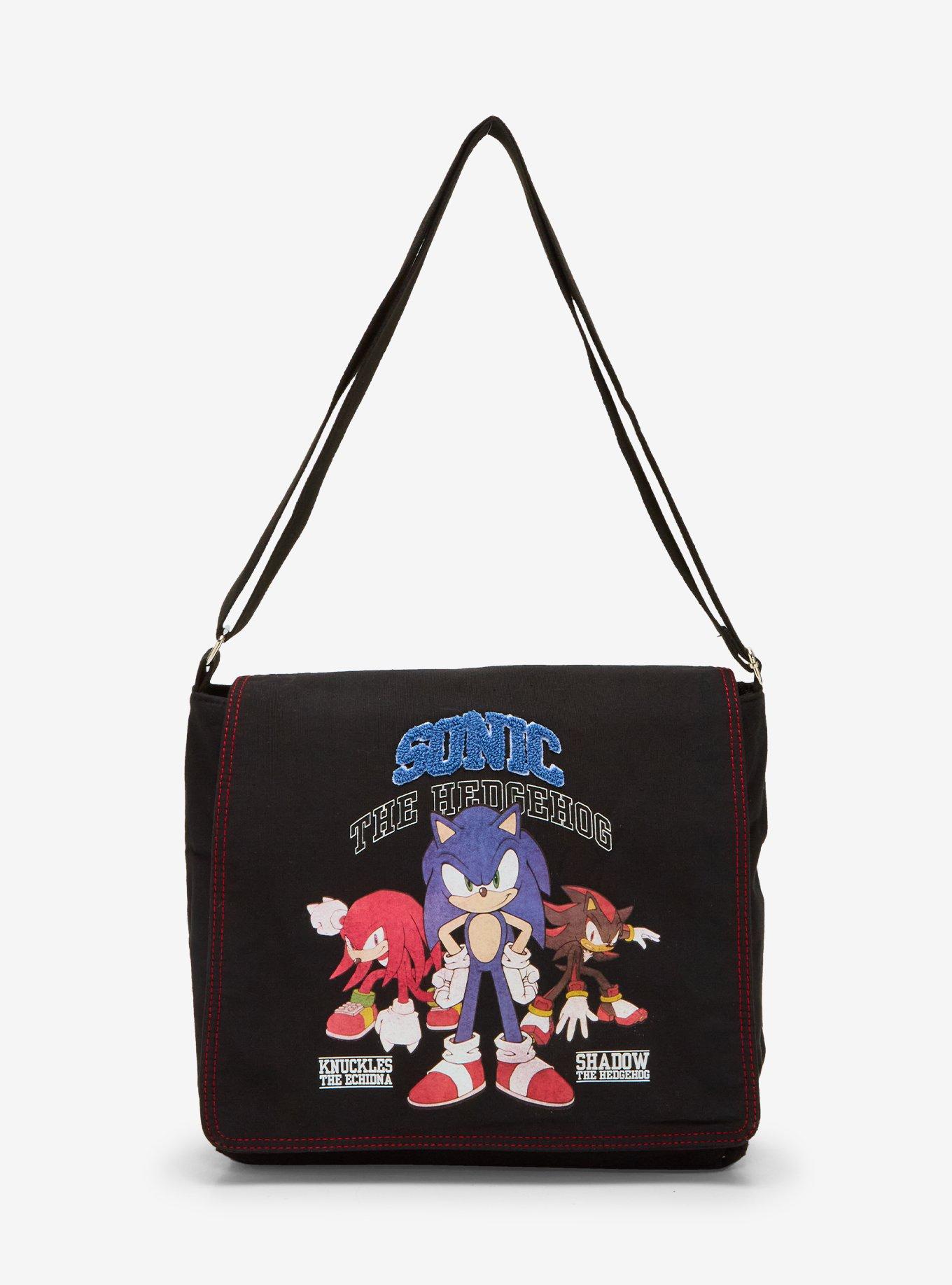 Sonic The Hedgehog Trio Messenger Bag | Hot Topic