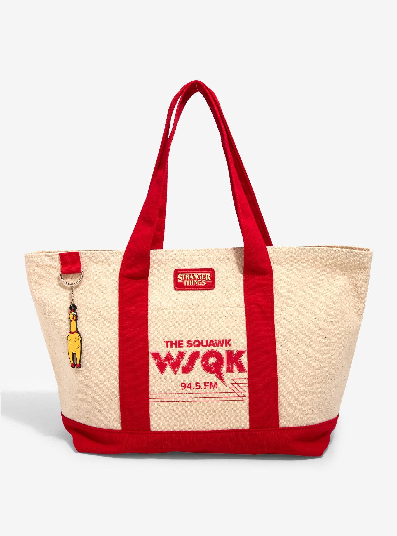 Stranger Things The Squawk Tote Bag, , hi-res