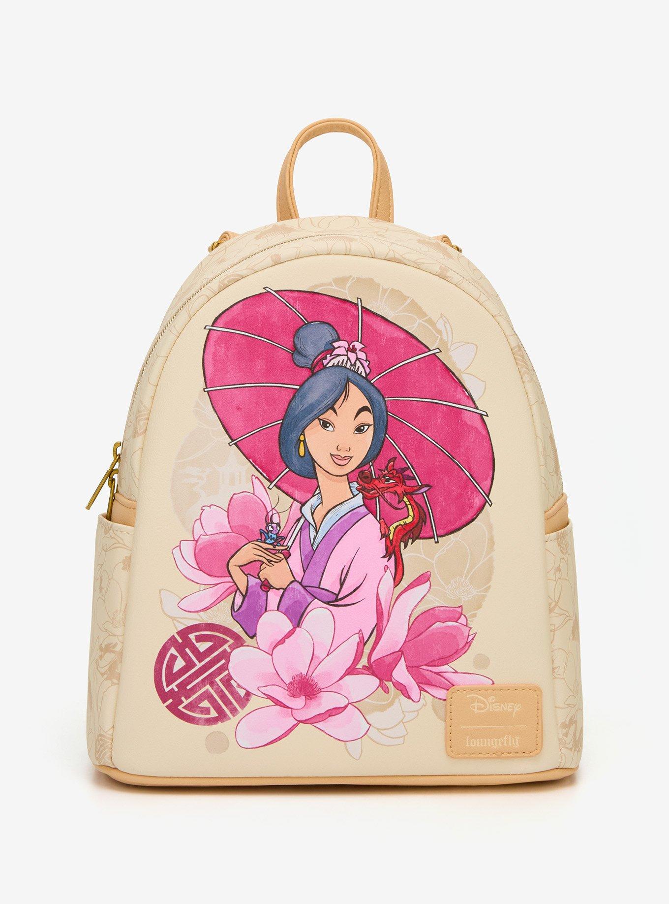Loungefly Disney Mulan Parasol Mini Backpack, , hi-res
