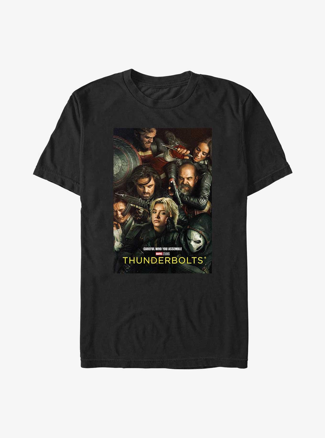Marvel Thunderbolts Group Poster T-Shirt, , hi-res