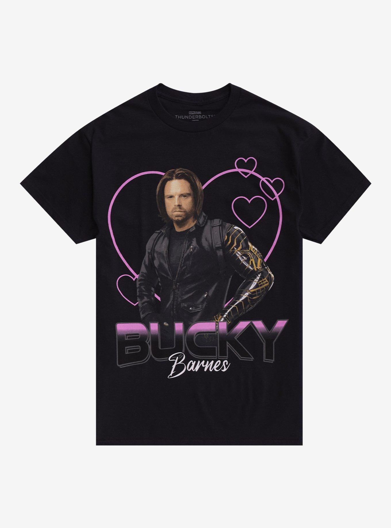 Marvel Thunderbolts* Bucky Barnes Hearts Girls T-Shirt, , hi-res