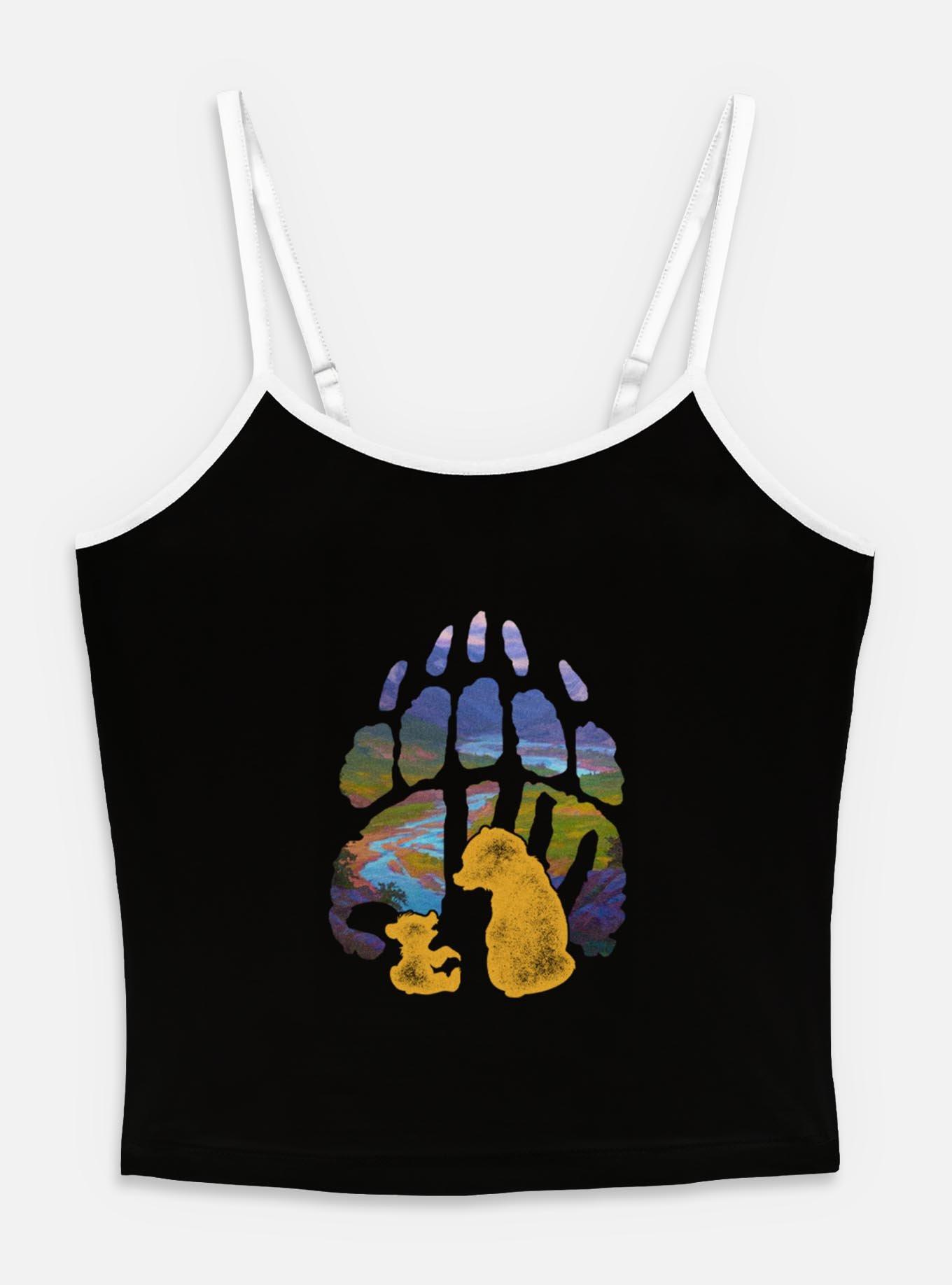 Disney Brother Bear Bear Paw Womens Cami, BLACK, hi-res