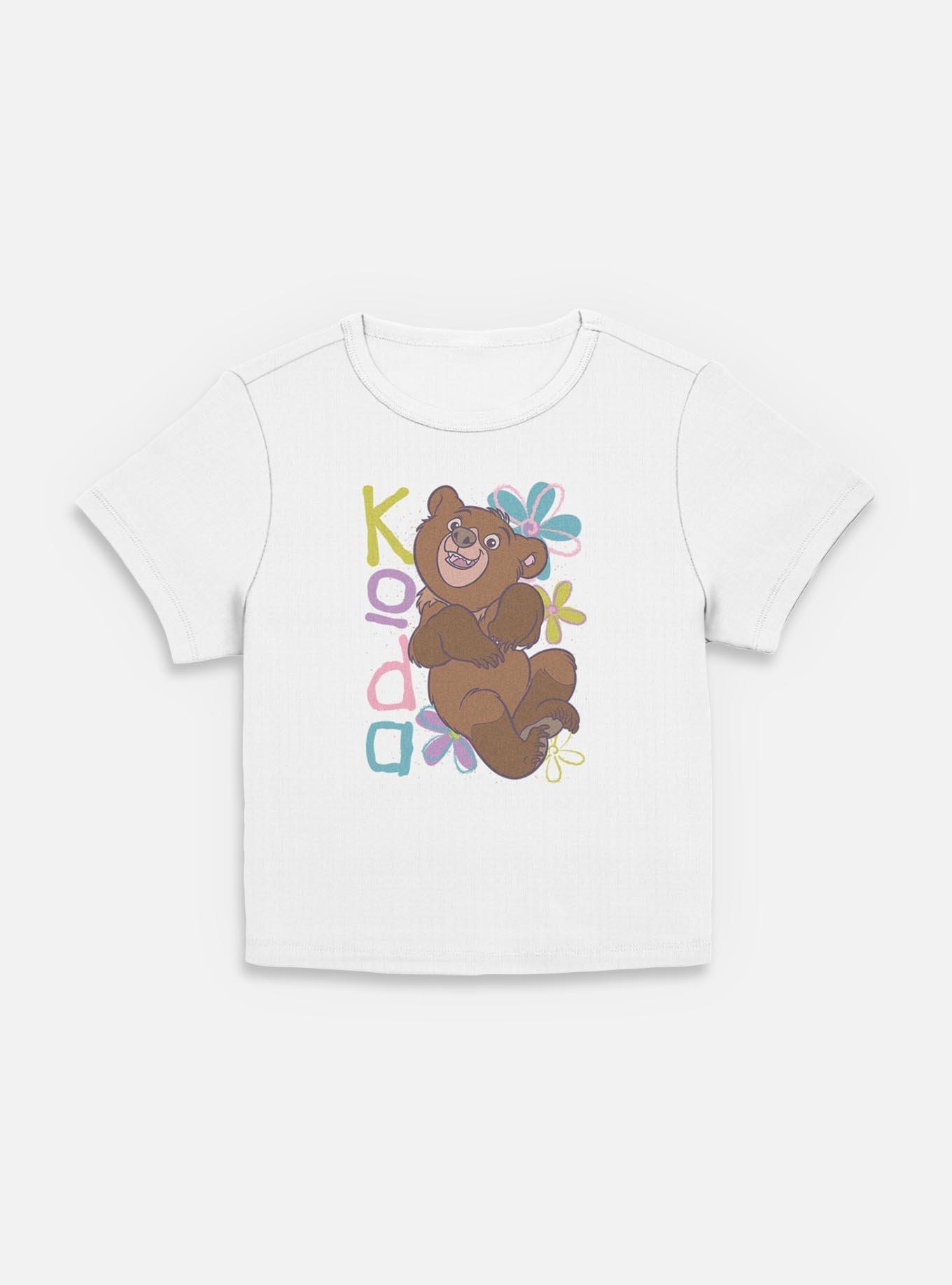 Disney Treasure Planet Flower Power Koda Women Baby T-Shirt, EGRET, hi-res