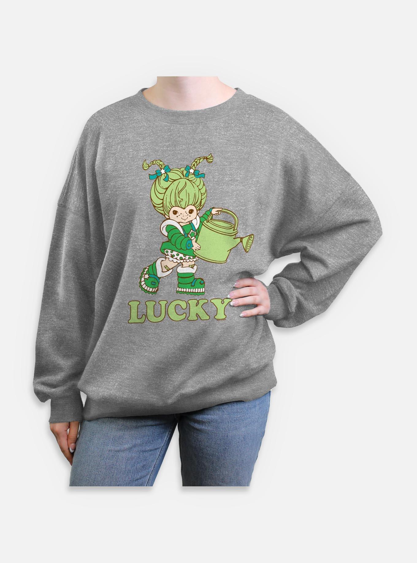 Rainbow Brite Patty O'Green Lucky Womens Oversized Sweatshirt, , hi-res