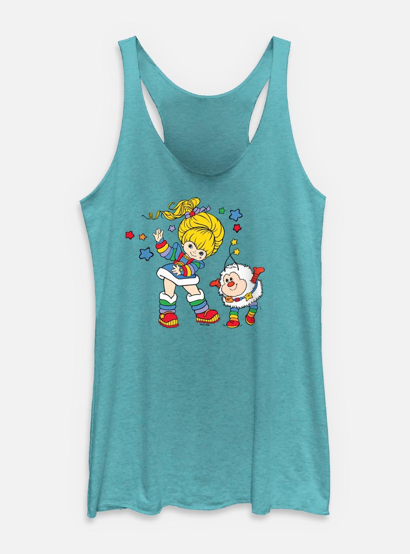 Rainbow Brite Rainbow And Twink Womens Tank Top, TAHI BLUE, hi-res