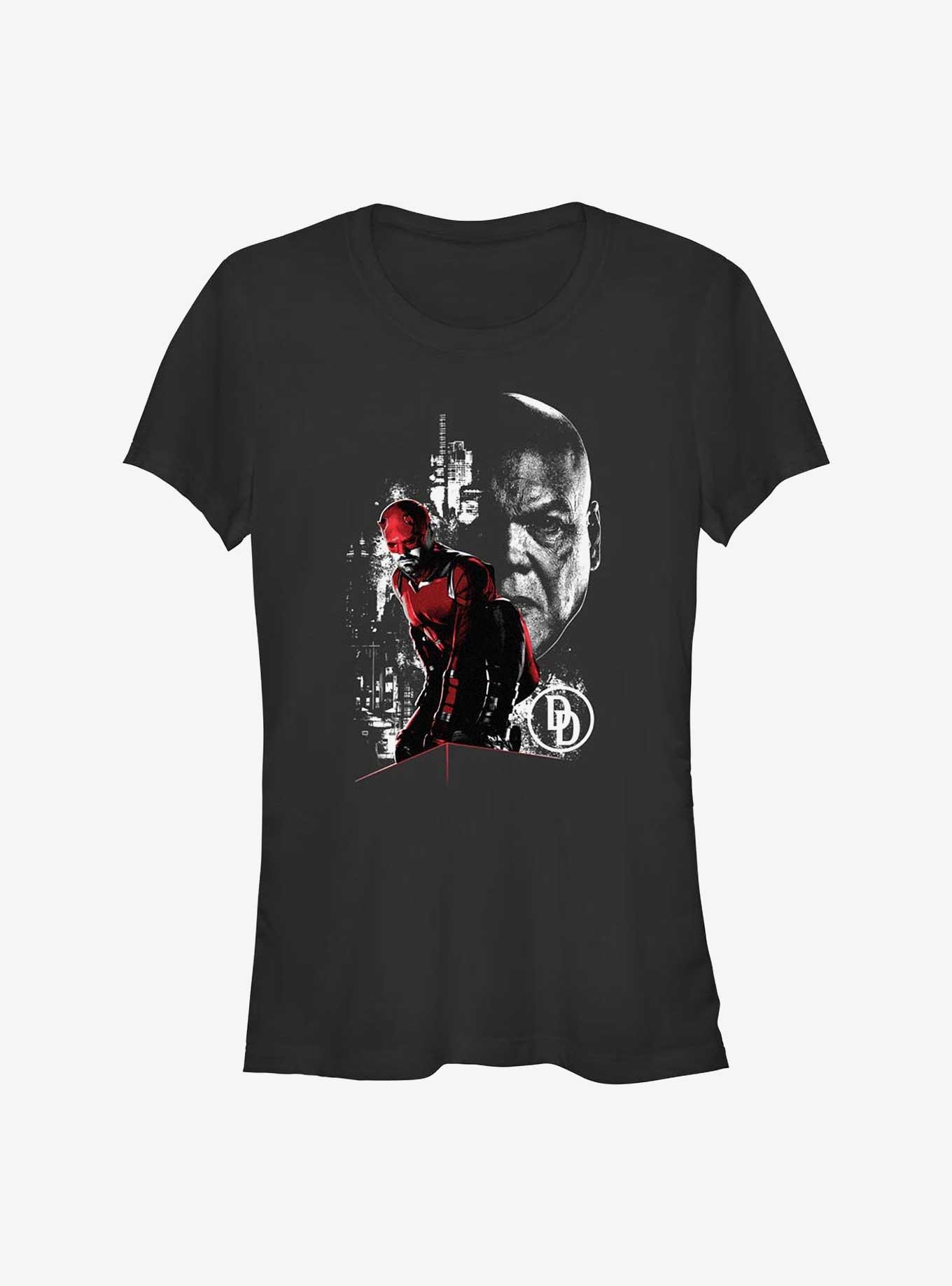 Marvel Daredevil: Born Again Kingpin Shadows Girls T-Shirt, , hi-res