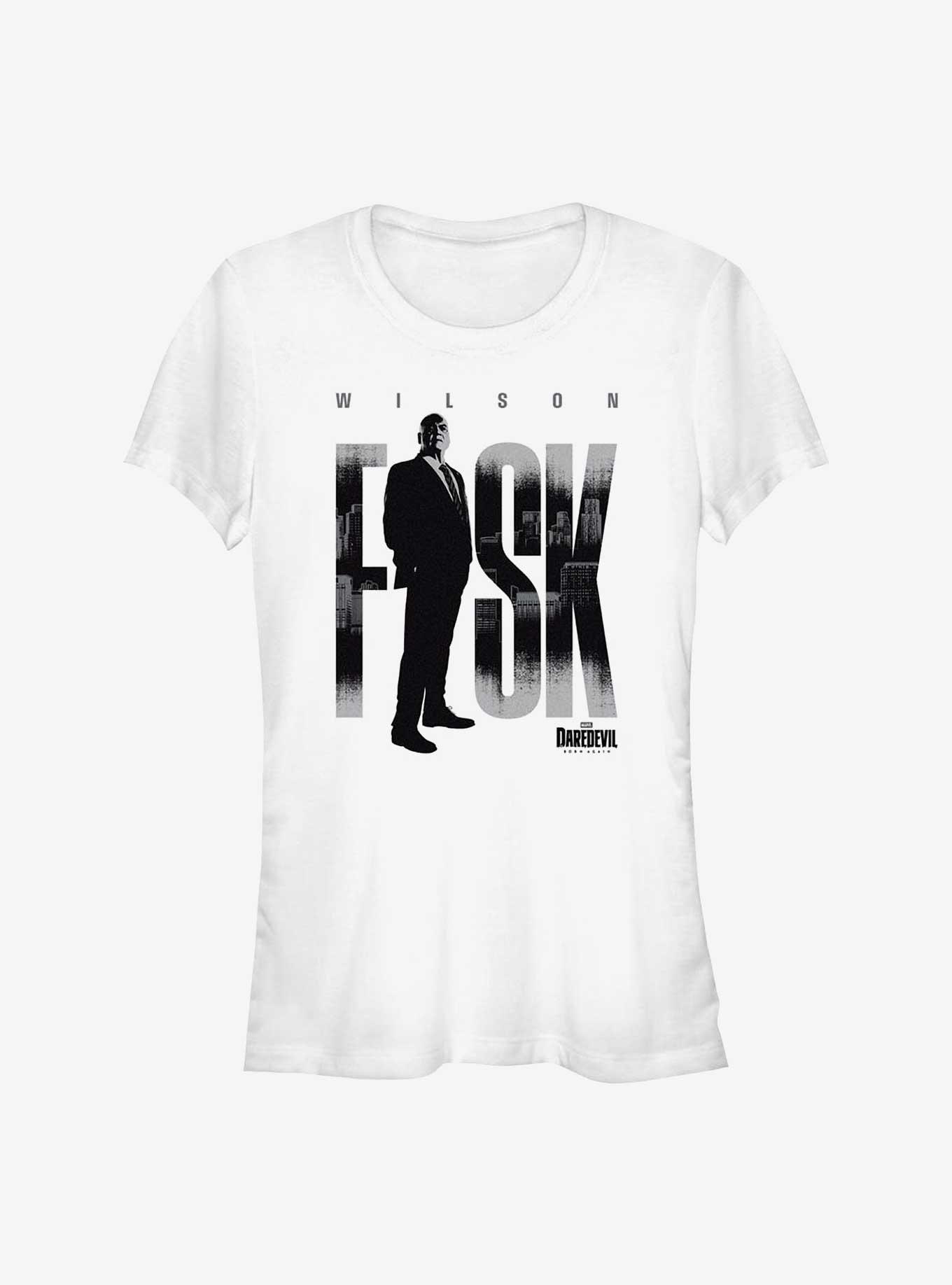 Marvel Daredevil: Born Again Wilson Fisk Girls T-Shirt, WHITE, hi-res