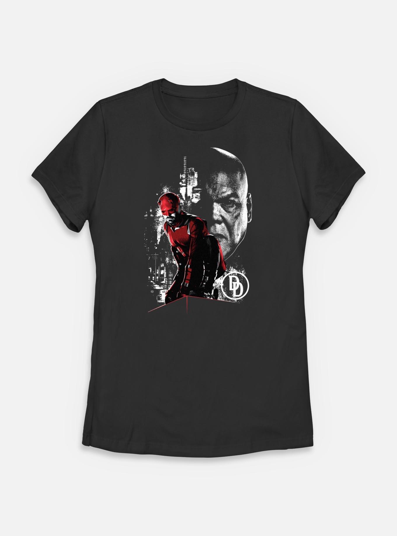 Marvel Daredevil: Born Again Kingpin Shadows Womens T-Shirt, , hi-res