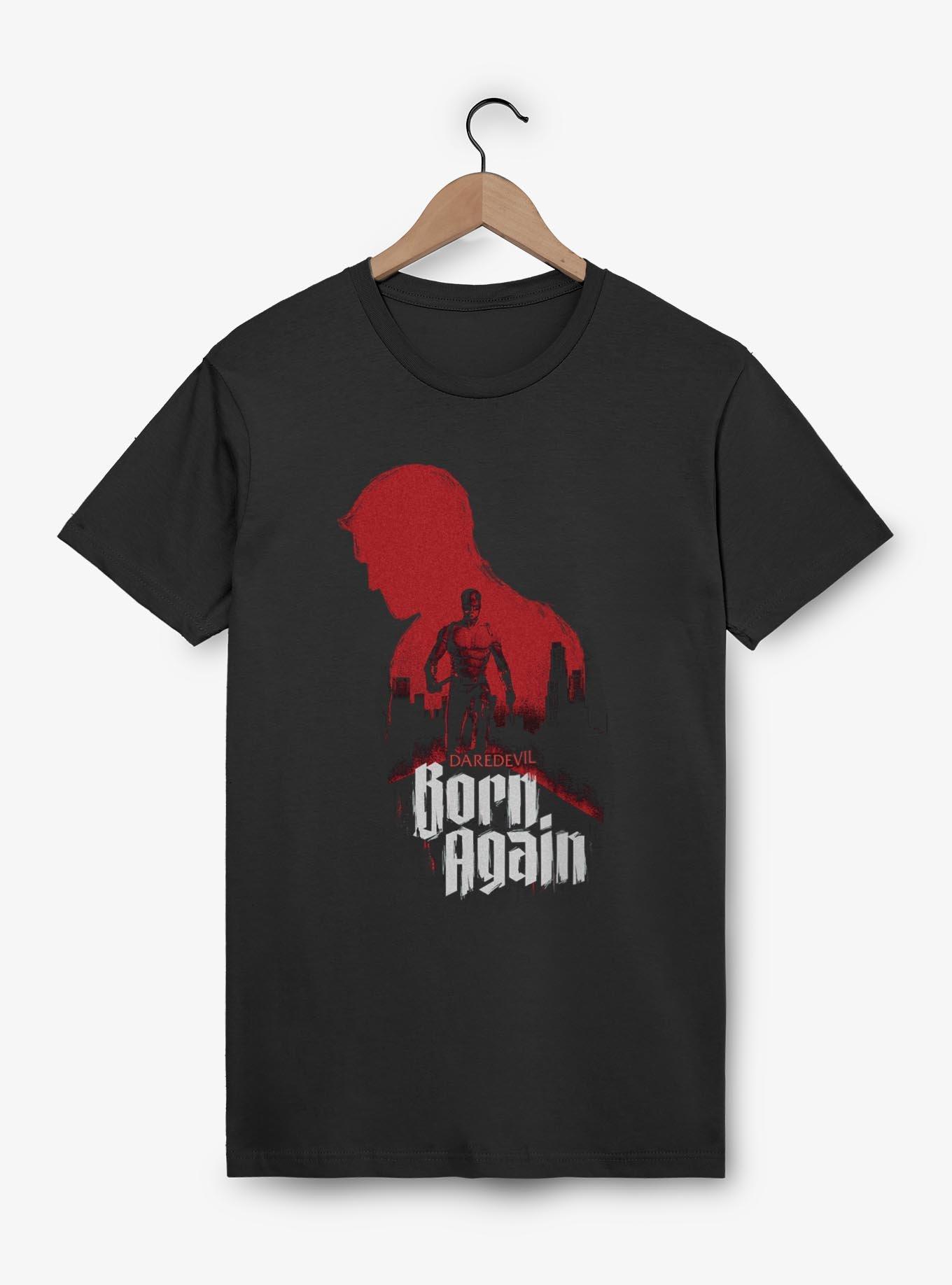 Marvel Daredevil: Born Again Silhouette T-Shirt, BLACK, hi-res