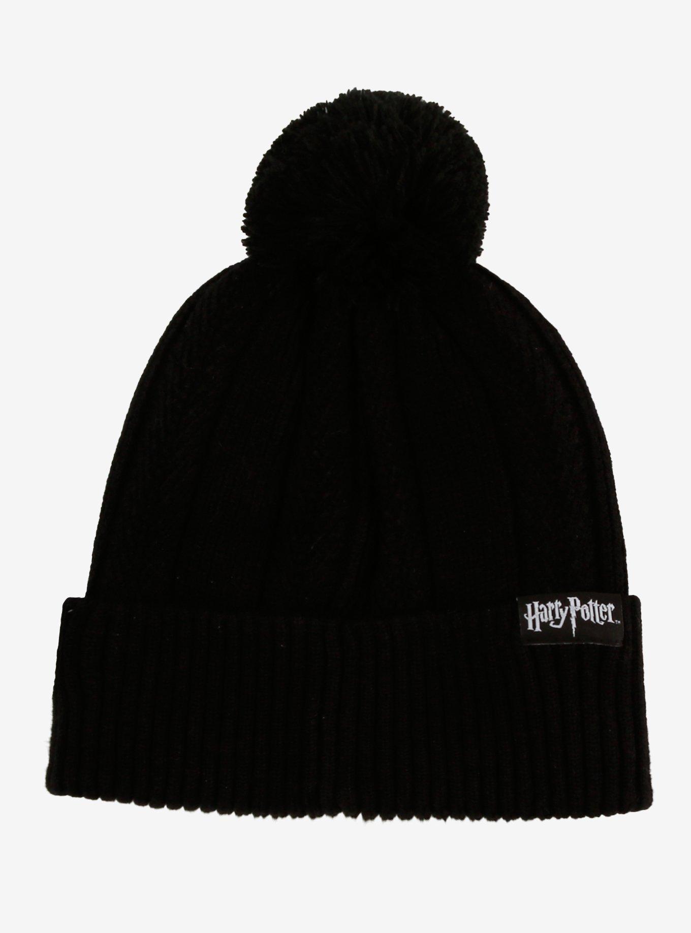 Harry Potter Deathly Hallows Pom Beanie, , hi-res