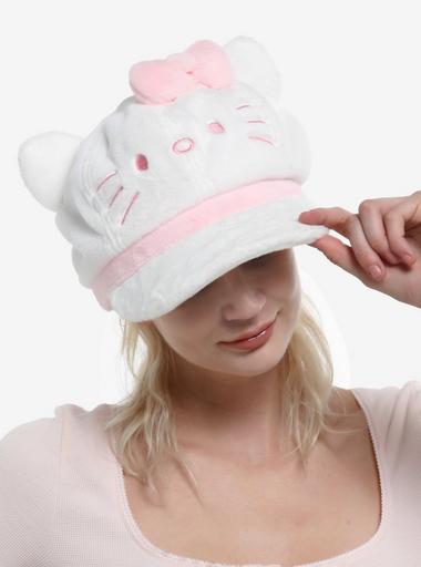 Hello Kitty Pastel Fuzzy Cabbie Hat | Hot Topic