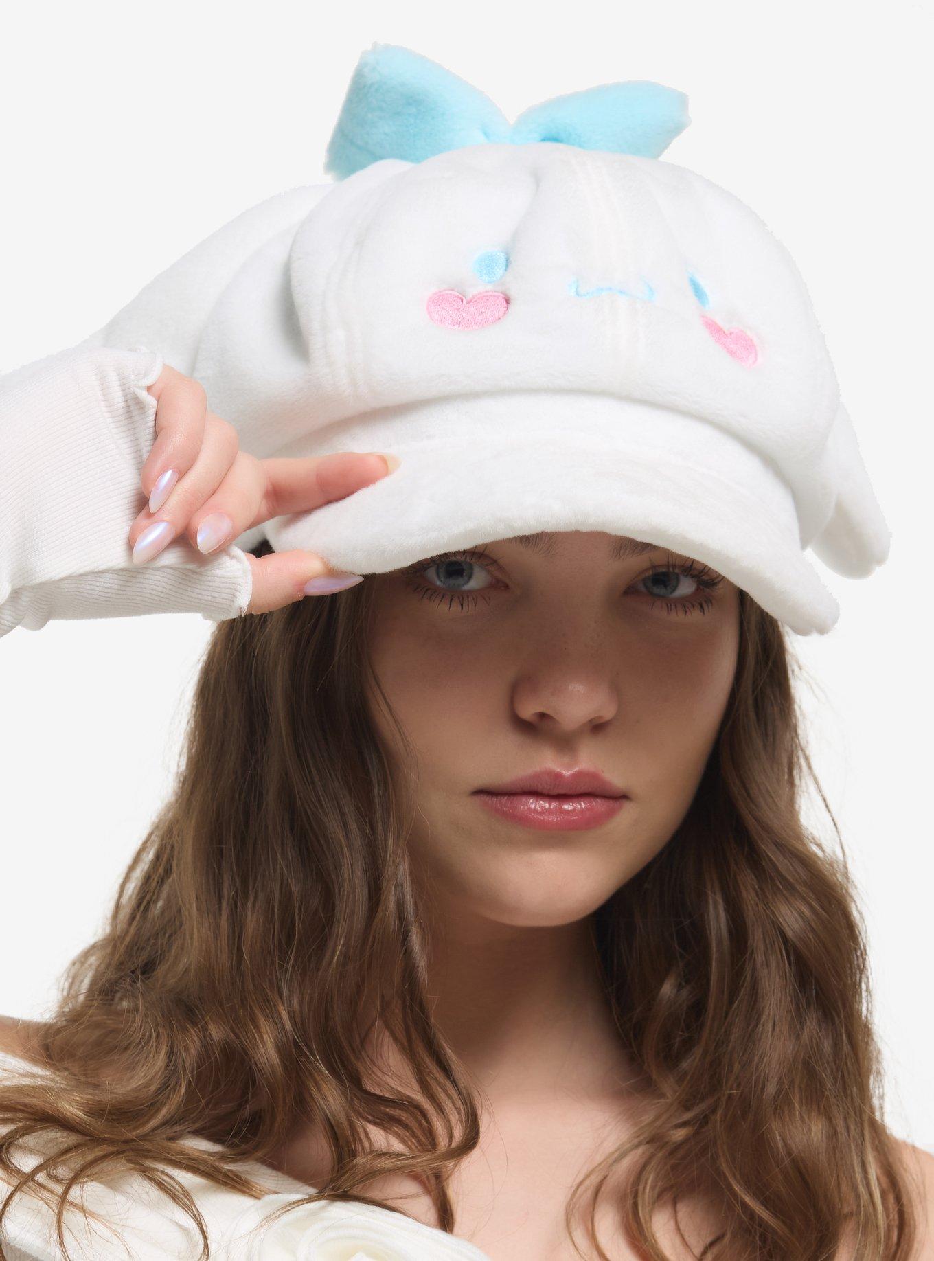 Cinnamoroll Bow Fuzzy Cabbie Hat, , hi-res