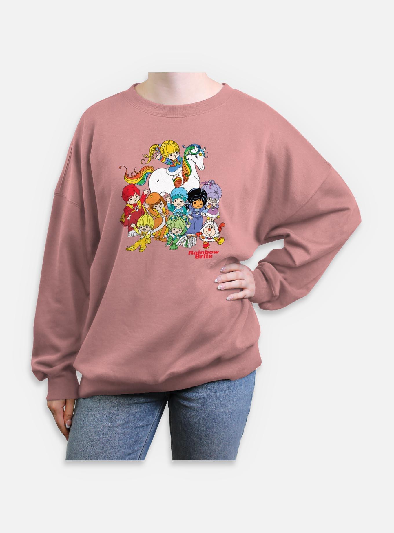 Rainbow Brite Rainbow Brite And Friends Womens Oversized Sweatshirt, , hi-res