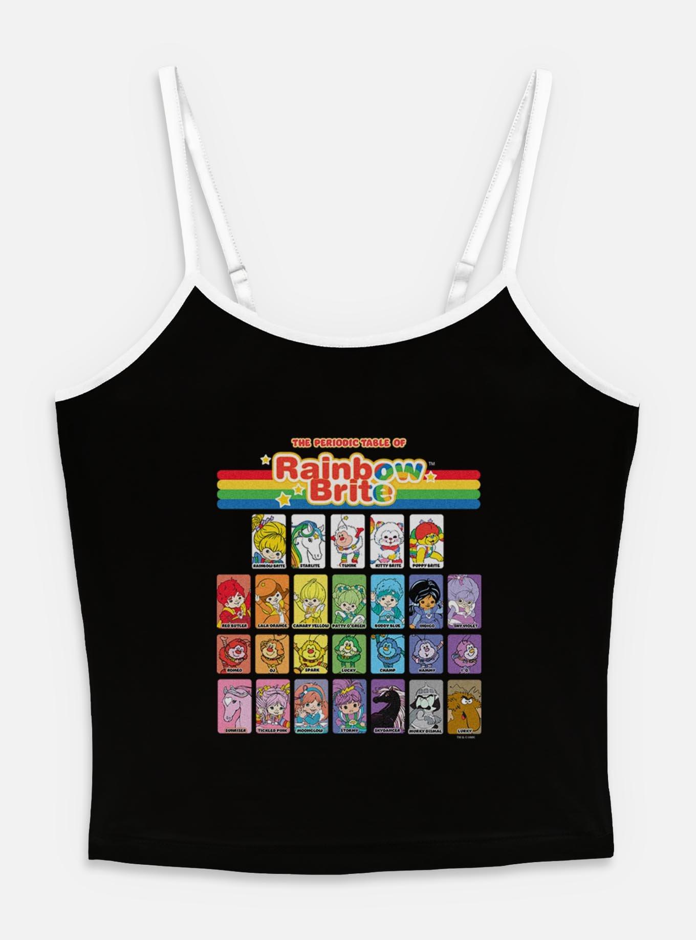 Rainbow Brite Table Of Color Womens Cami, , hi-res
