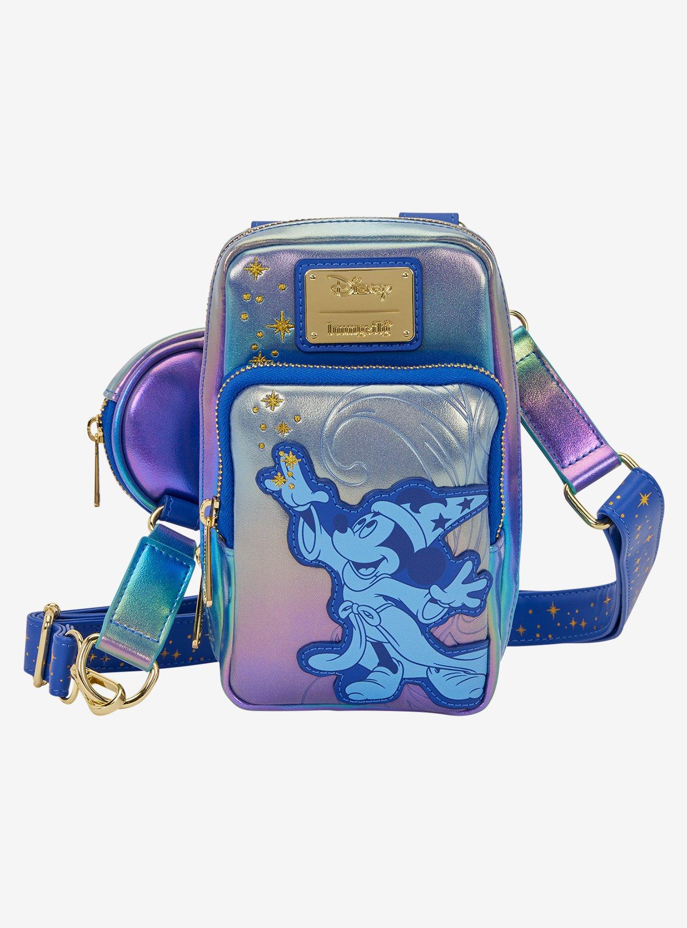 Loungefly Disney Fantasia Rainbow Shine Cell Phone Crossbody Bag with Coin Purse, , hi-res