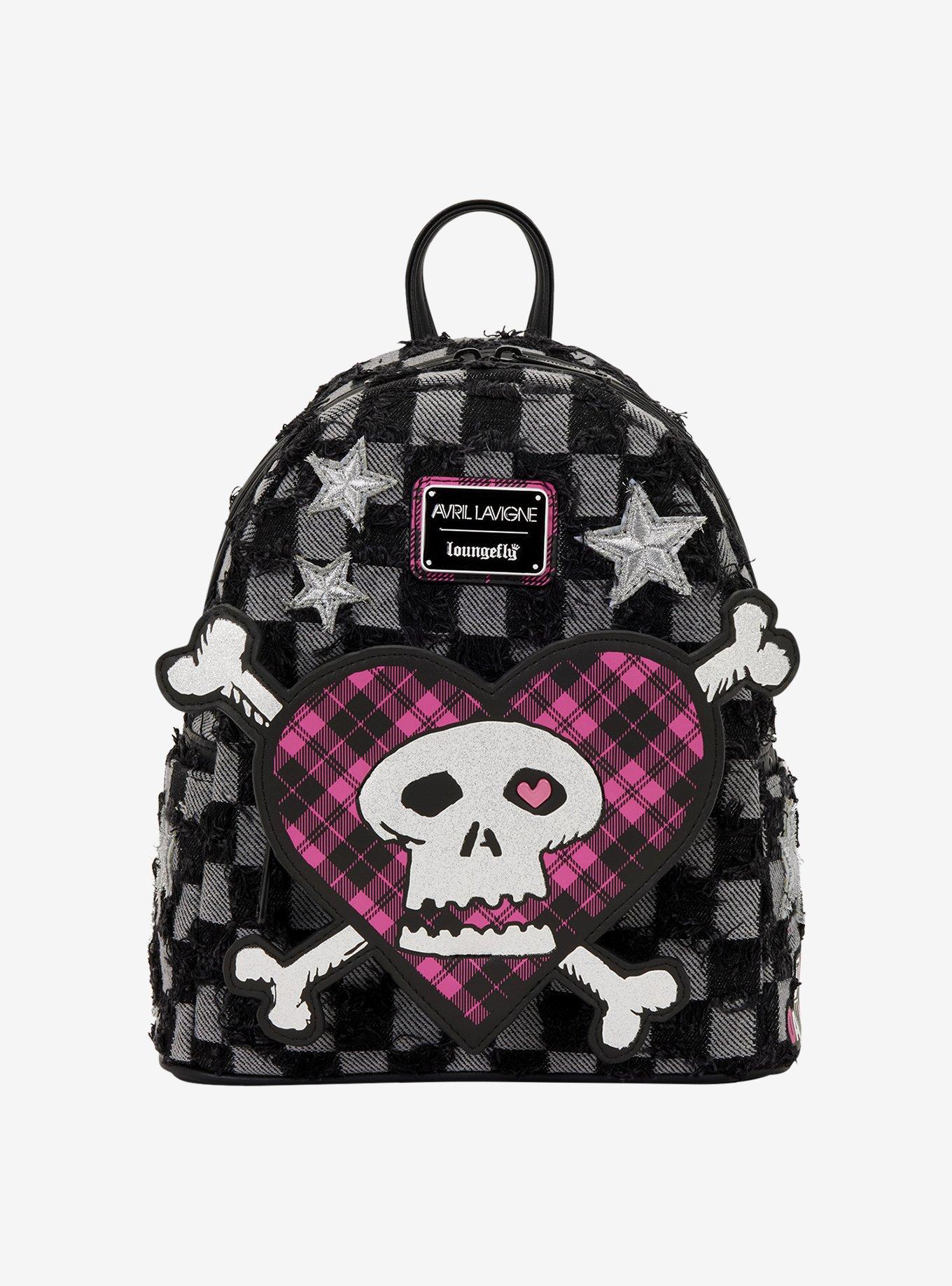 Loungefly Avril Lavigne Logo Patchwork Mini Backpack | BoxLunch