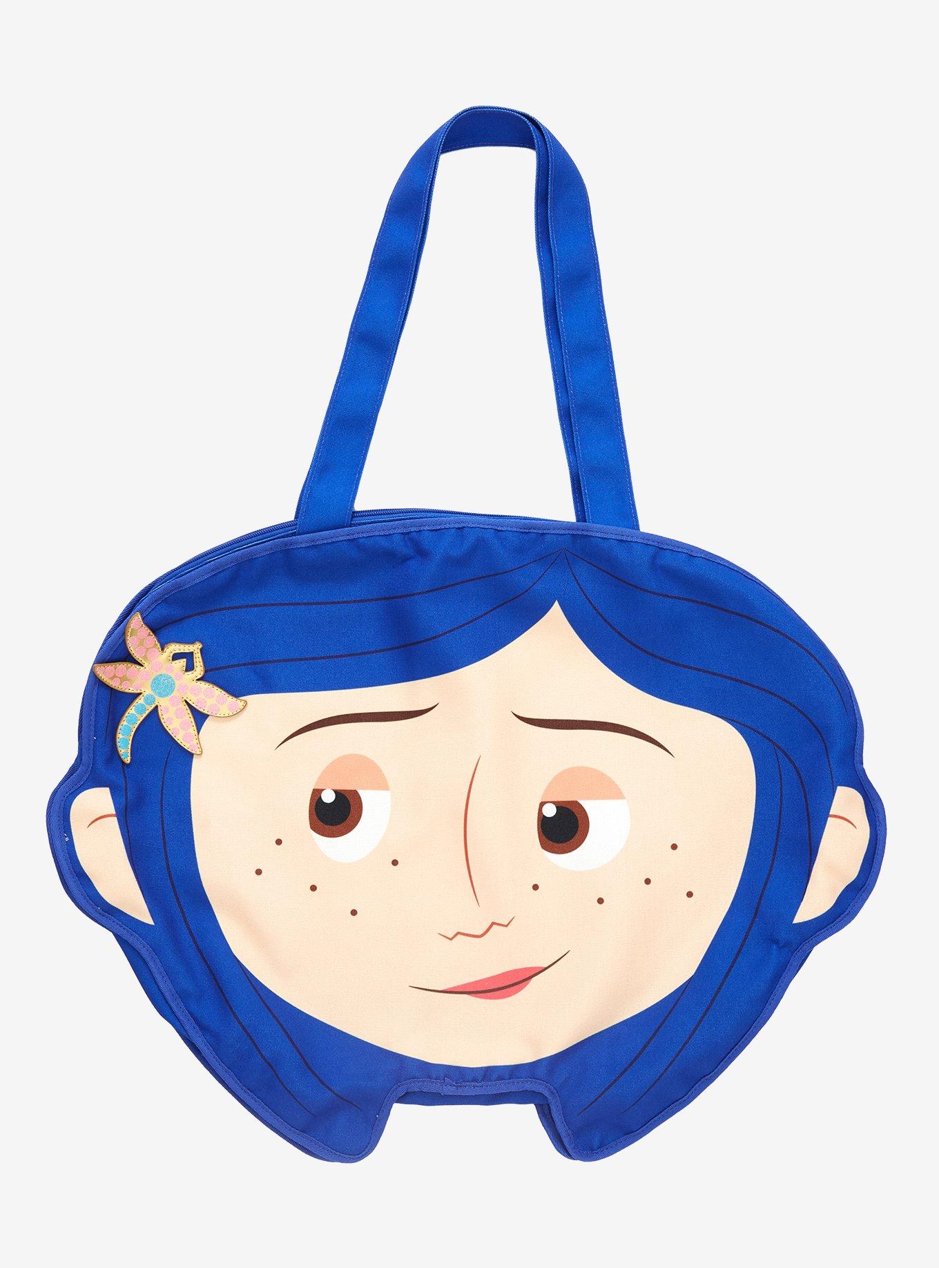 Loungefly Coraline Face Canvas Tote Bag, , hi-res