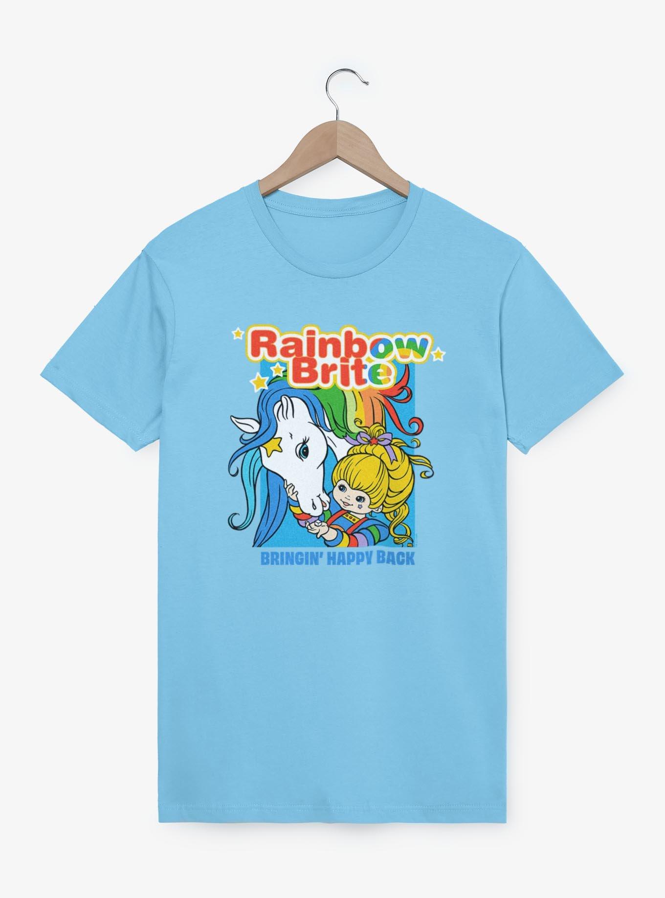 Rainbow Brite Bringin Happy Back T-Shirt, LT BLUE, hi-res