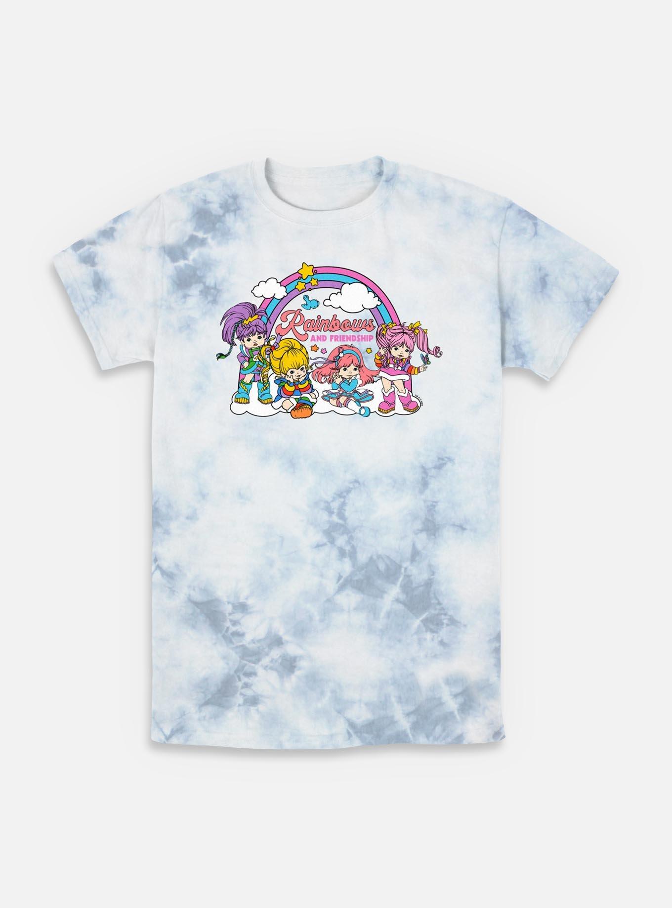 Rainbow Brite Rainbows And Friendship Tie-Dye T-Shirt, WHITEBLUE, hi-res