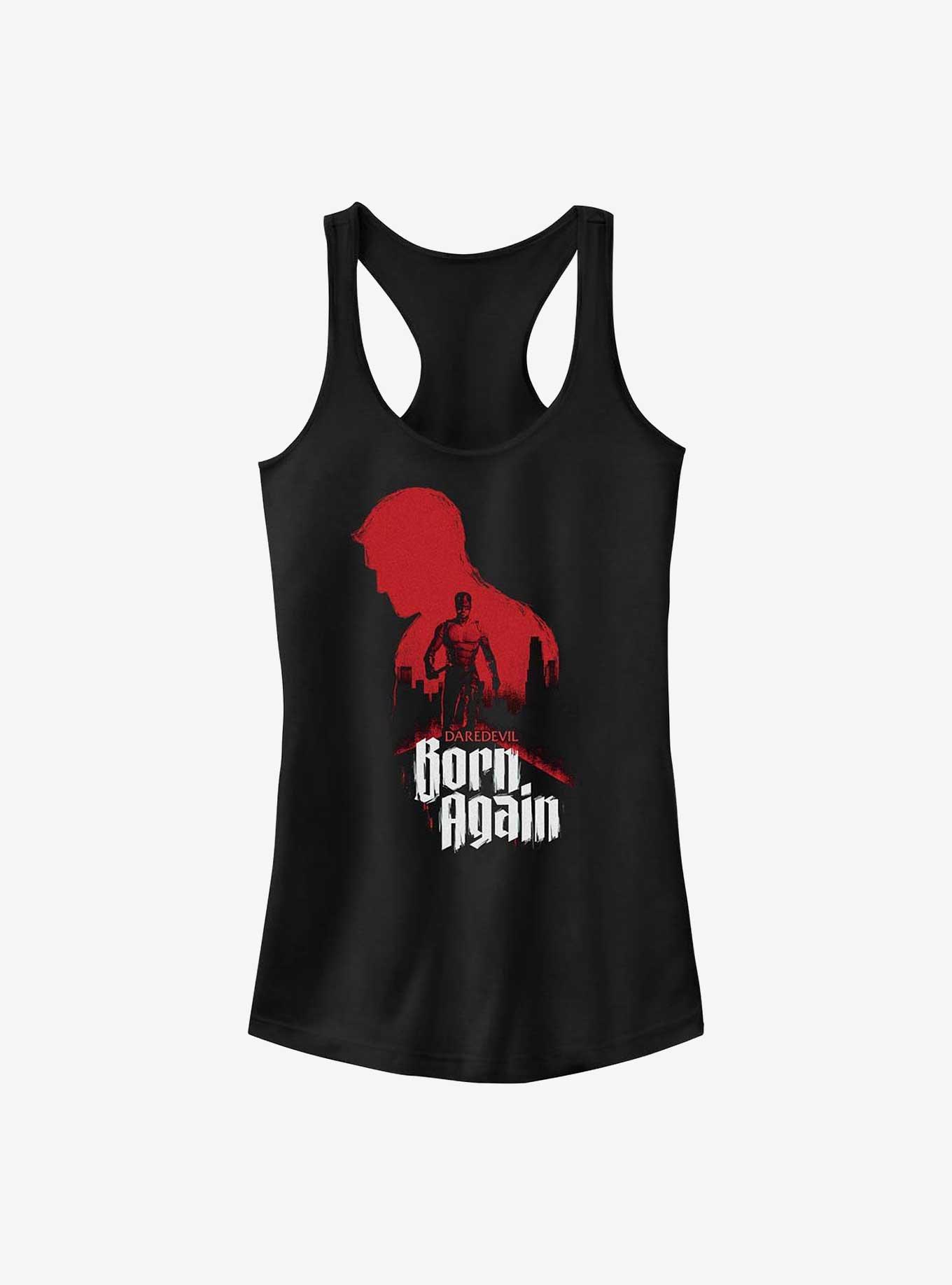 Marvel Daredevil: Born Again Silhouette Girls Tank, BLACK, hi-res