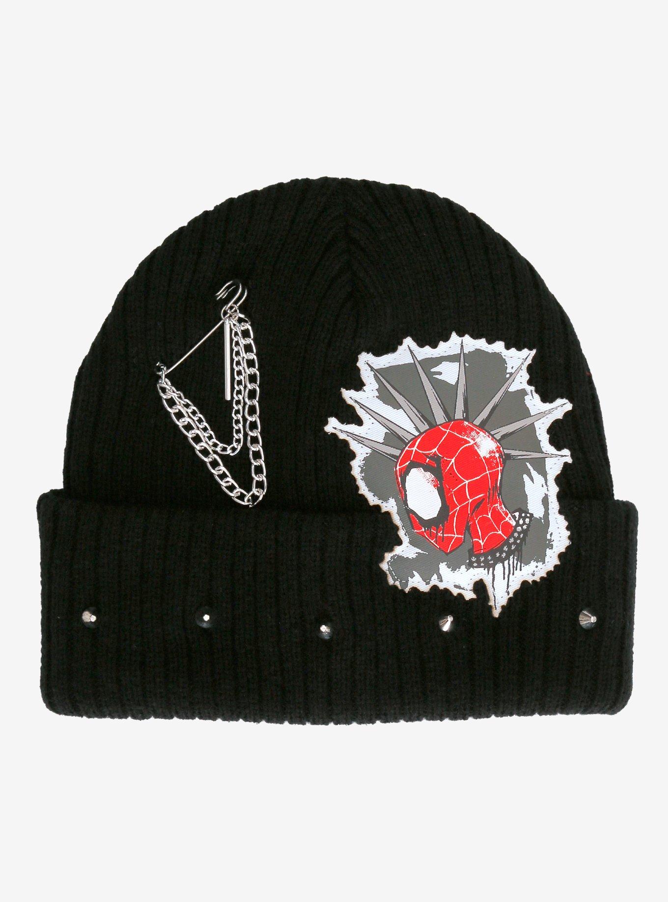 Marvel Spider-Man: Across The Spider-Verse Spider-Punk Spike Beanie, , hi-res