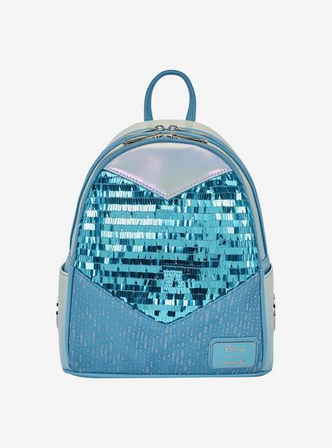 Loungefly Disney Frozen Elsa Dress Sequin Mini Backpack  display picture 1