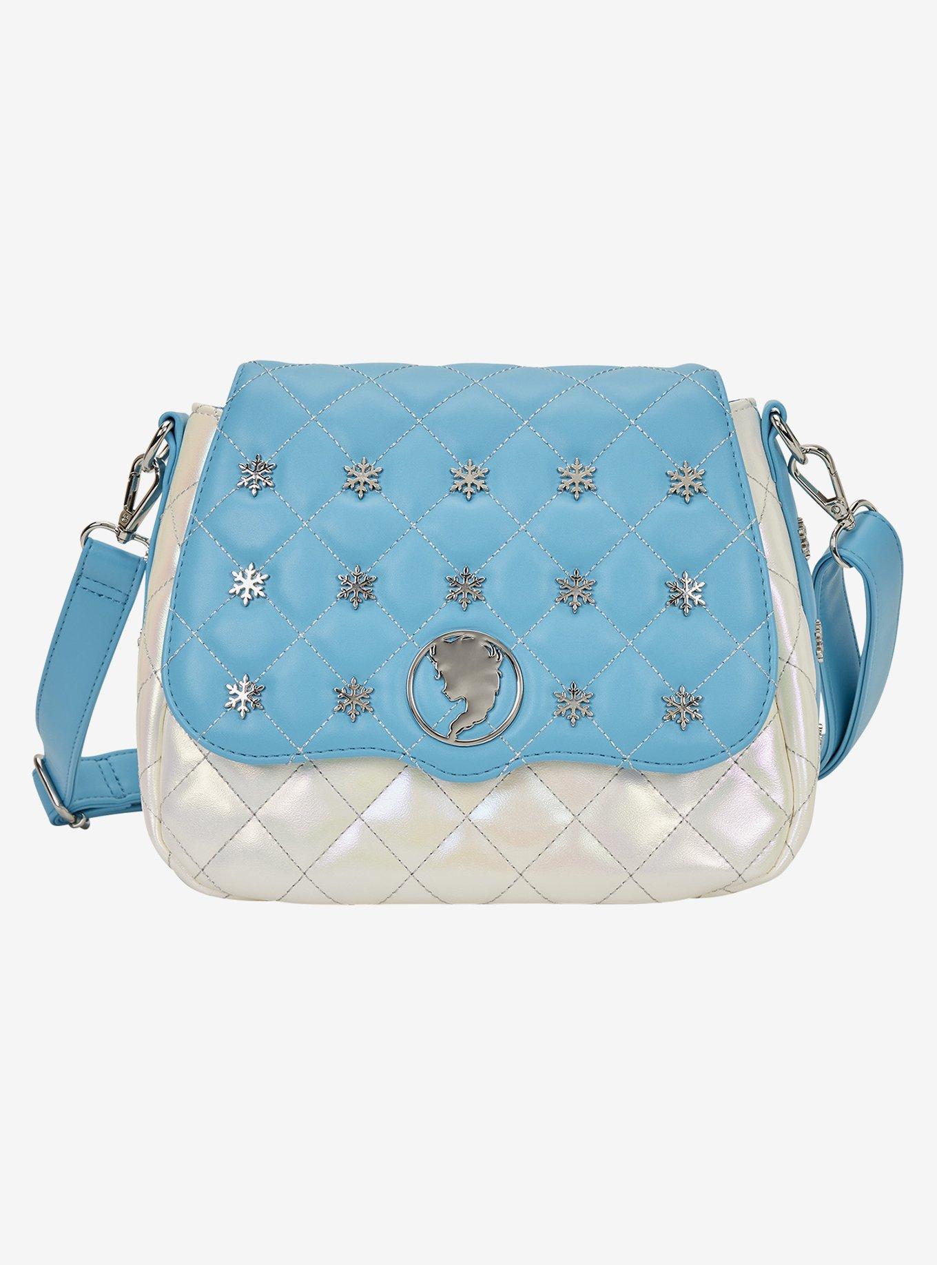 Loungefly Disney Frozen Elsa Quilted Crossbody Bag, , hi-res