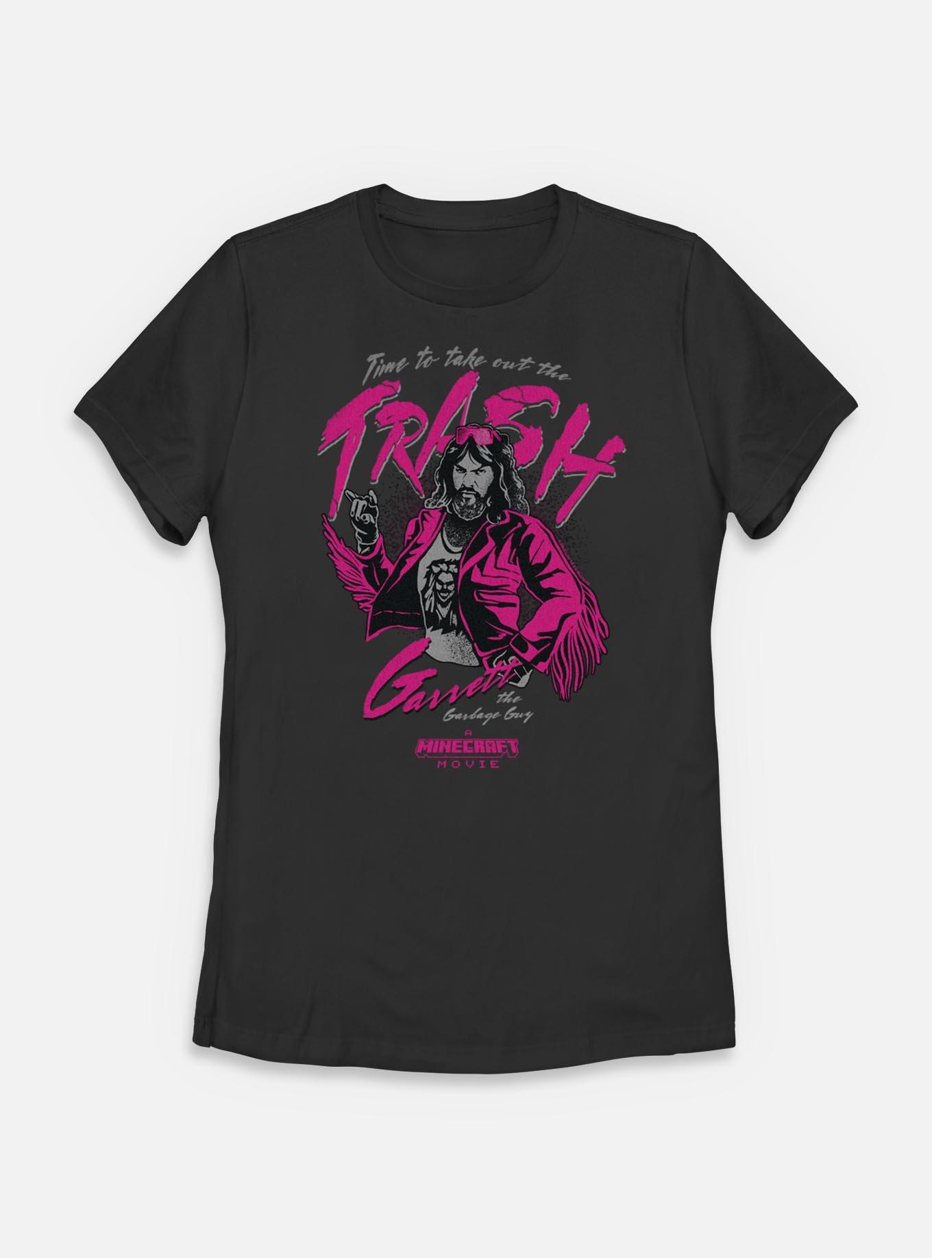 A Minecraft Movie Take Out The Trash Womens T-Shirt, BLACK, hi-res