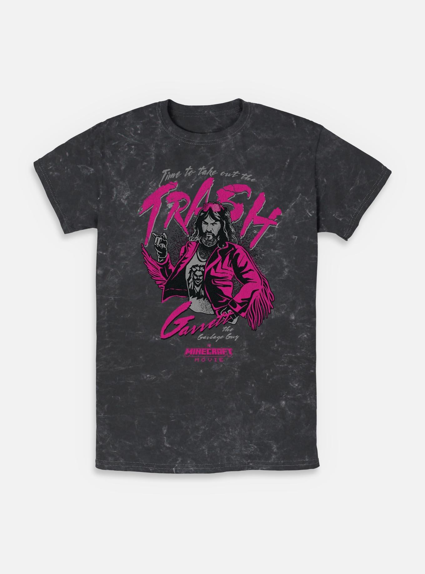 A Minecraft Movie Take Out The Trash Mineral Wash T-Shirt, , hi-res
