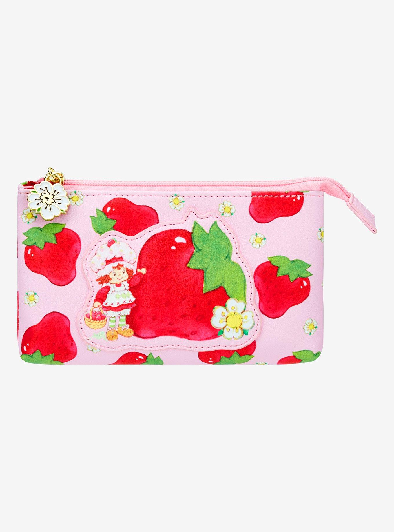Floral Miaiden Vintage Cosmetic Bag Strawberry Shortcake Fruit
