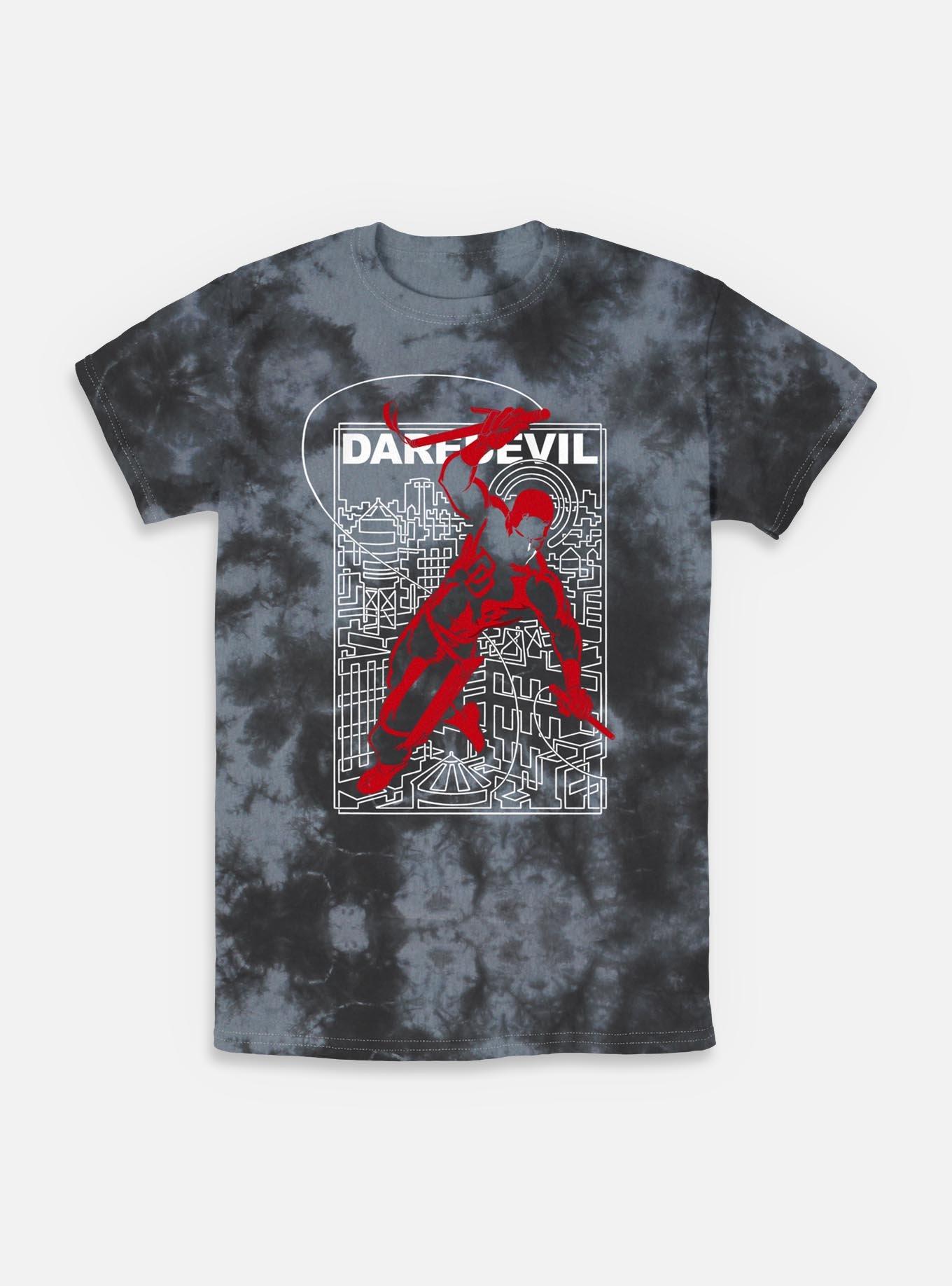 Marvel Daredevil City Maze Tie-Dye T-Shirt, , hi-res