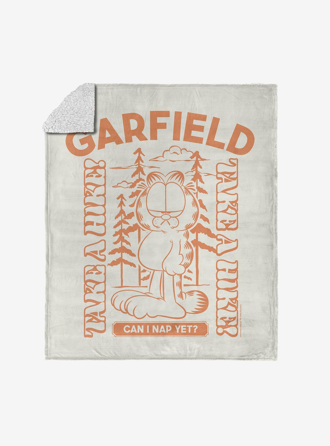 Garfield Can I Nap Yet Silk Touch Sherpa Throw Blanket, , hi-res