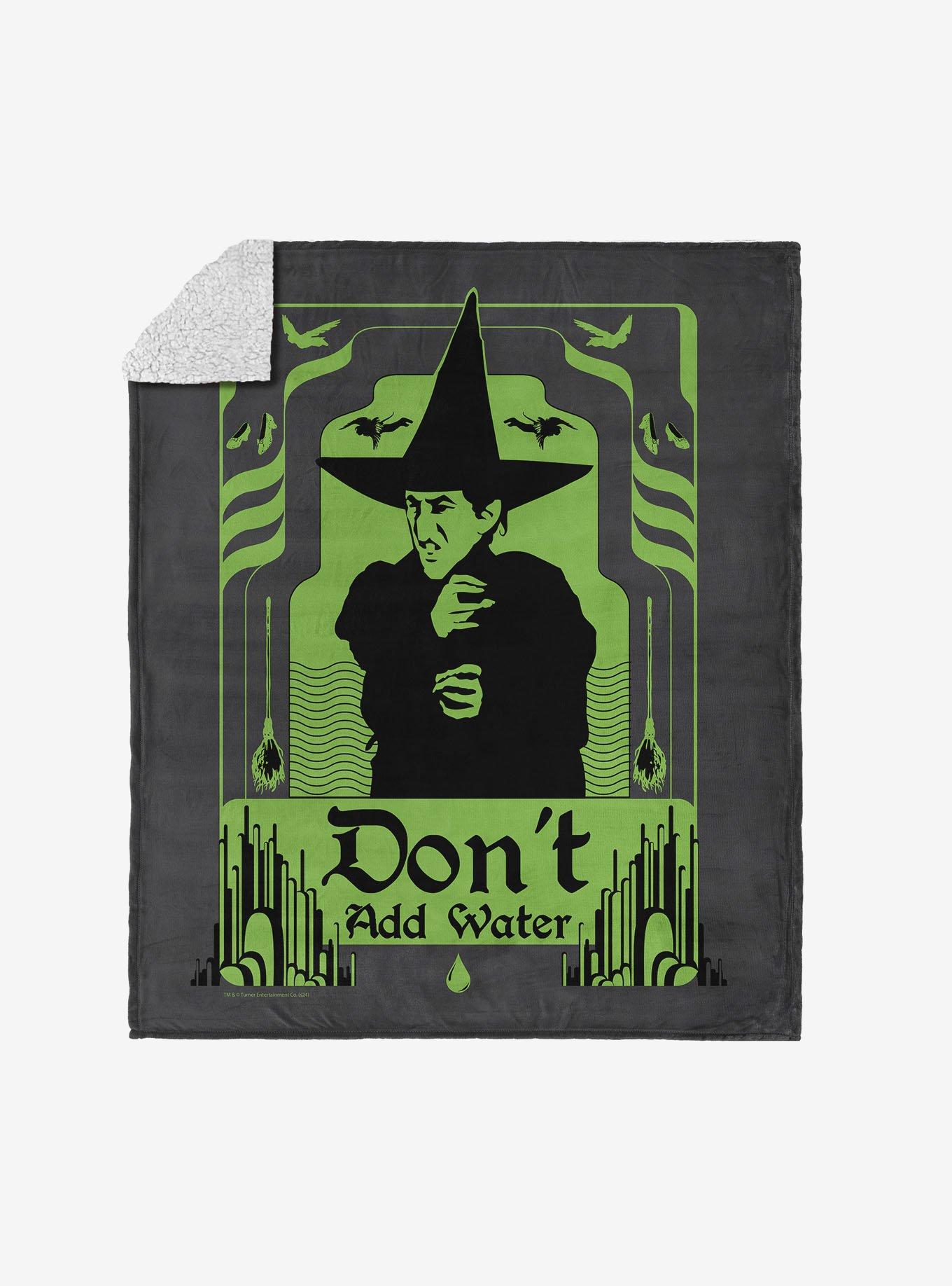The Wizard of Oz Don't Add Water Silk Touch Sherpa Throw Blanket, , hi-res