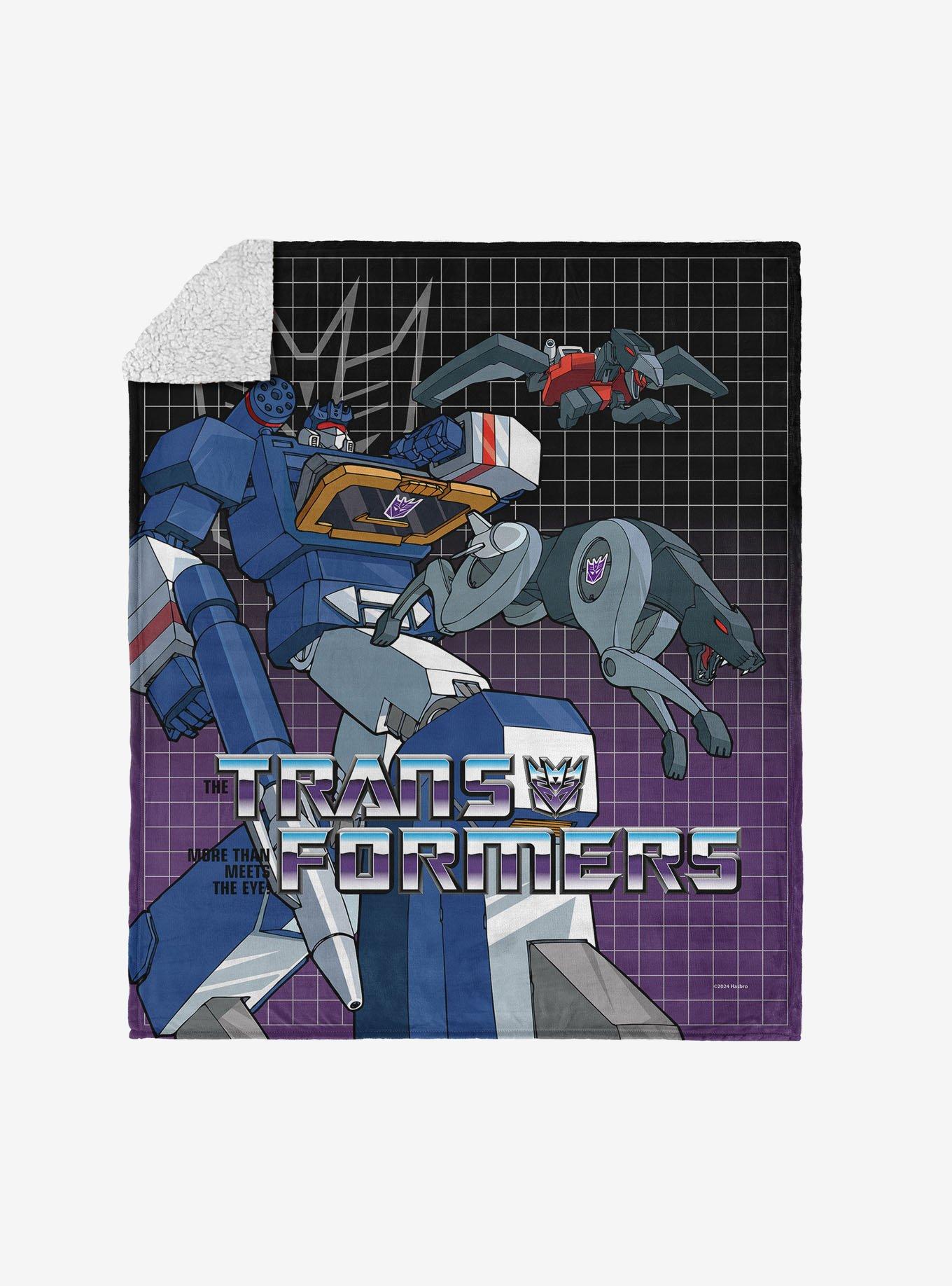Transformers G1 Grid Optimus Prime Silk Touch Sherpa Throw Blanket, , hi-res